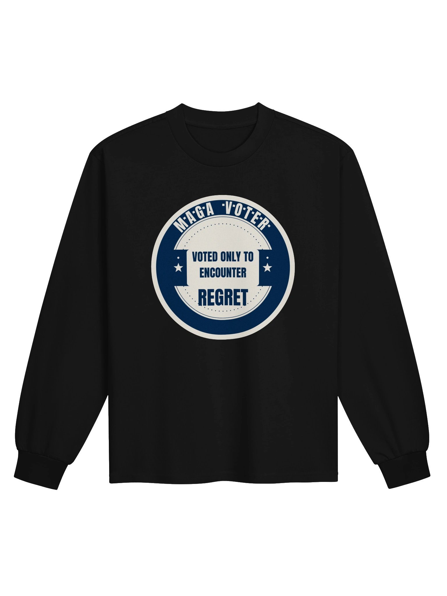 MAGA V.O.T.E.R. — Badge Tee Long Sleeve product image (1)
