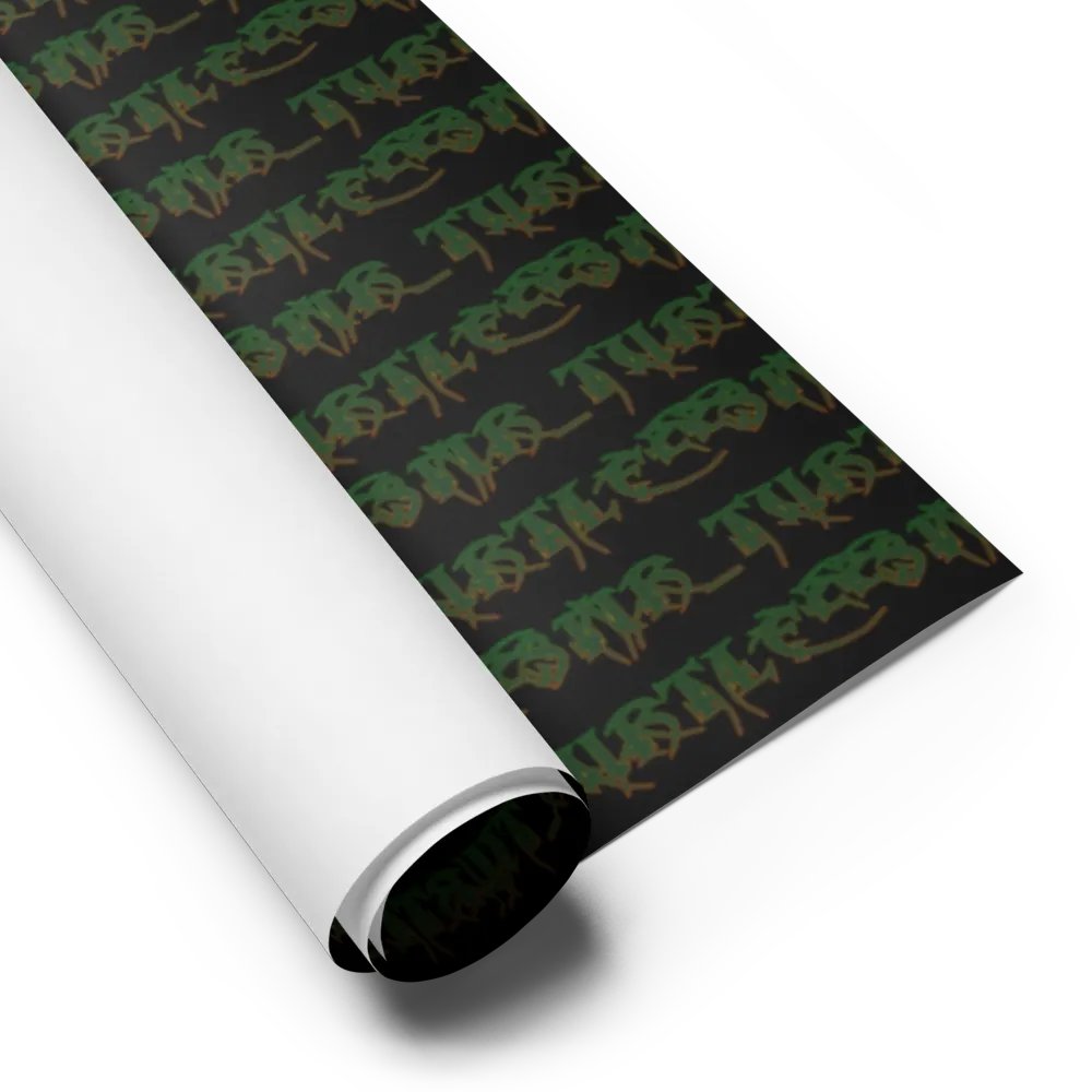 Mr turtle logo wrapping paper product image (6)