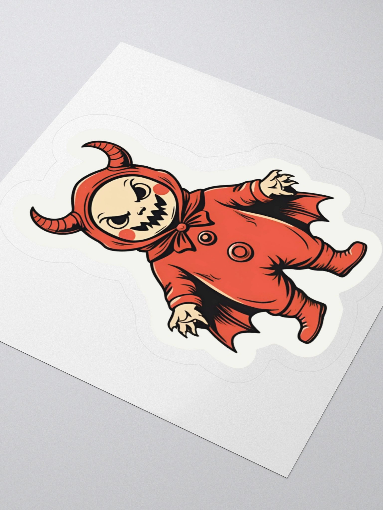 Mischievous Devil Kiss Cut Sticker product image (7)