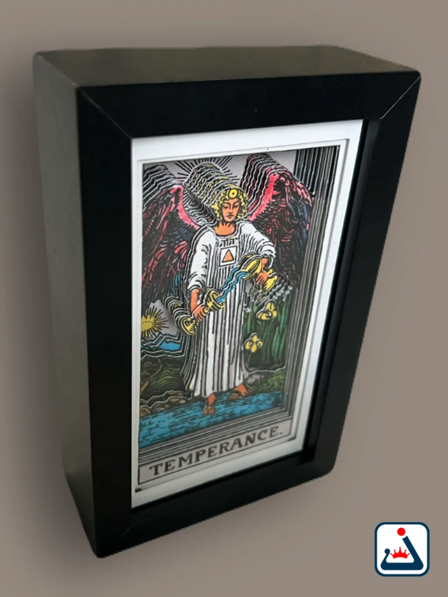 Temperance – 3D Tarot Shadow Box Art product image (4)