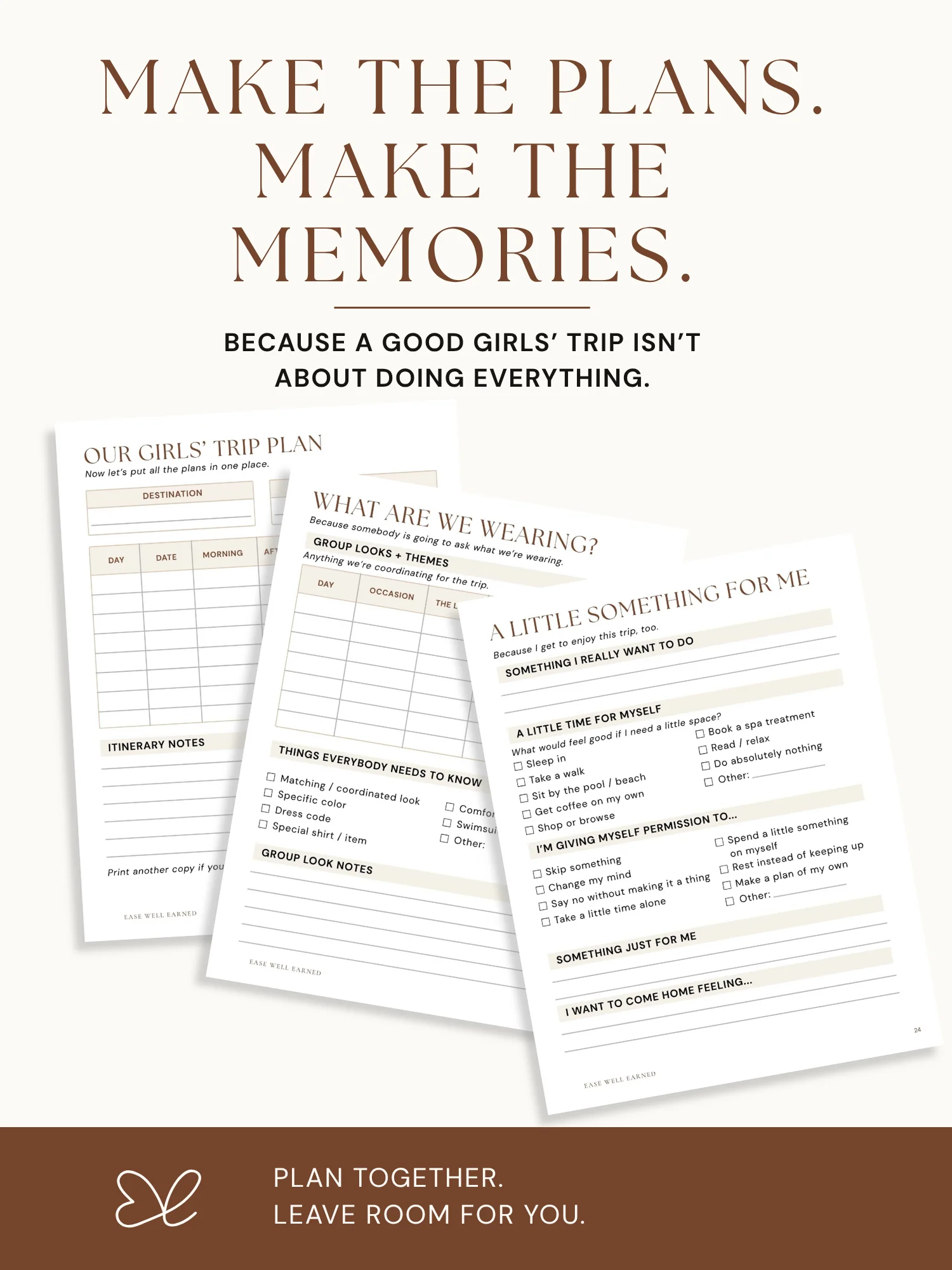 The EASE Girl's Trip Travel Planner product image (4)