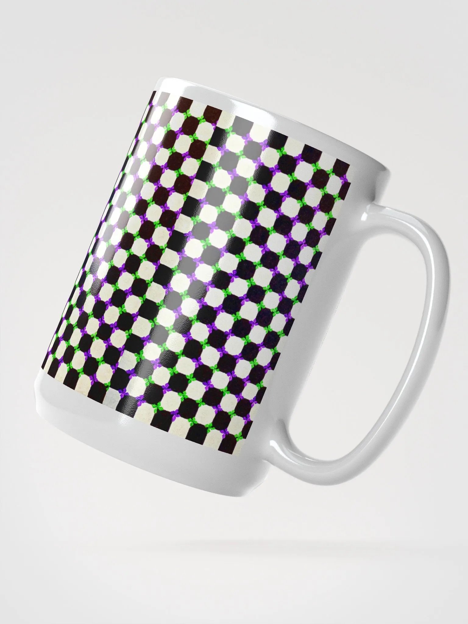 MOVEMENT II white glossy mug product image (3)