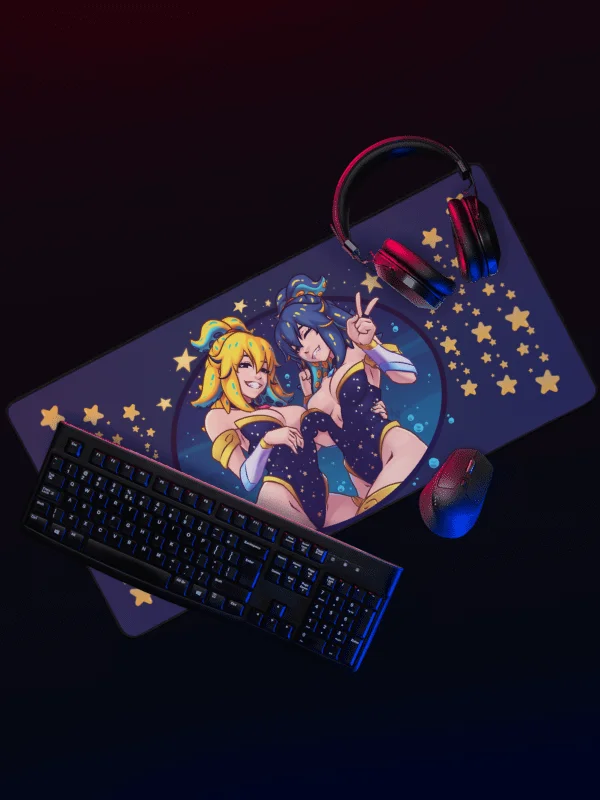 "Double Trouble" Desk Mat product image (5)