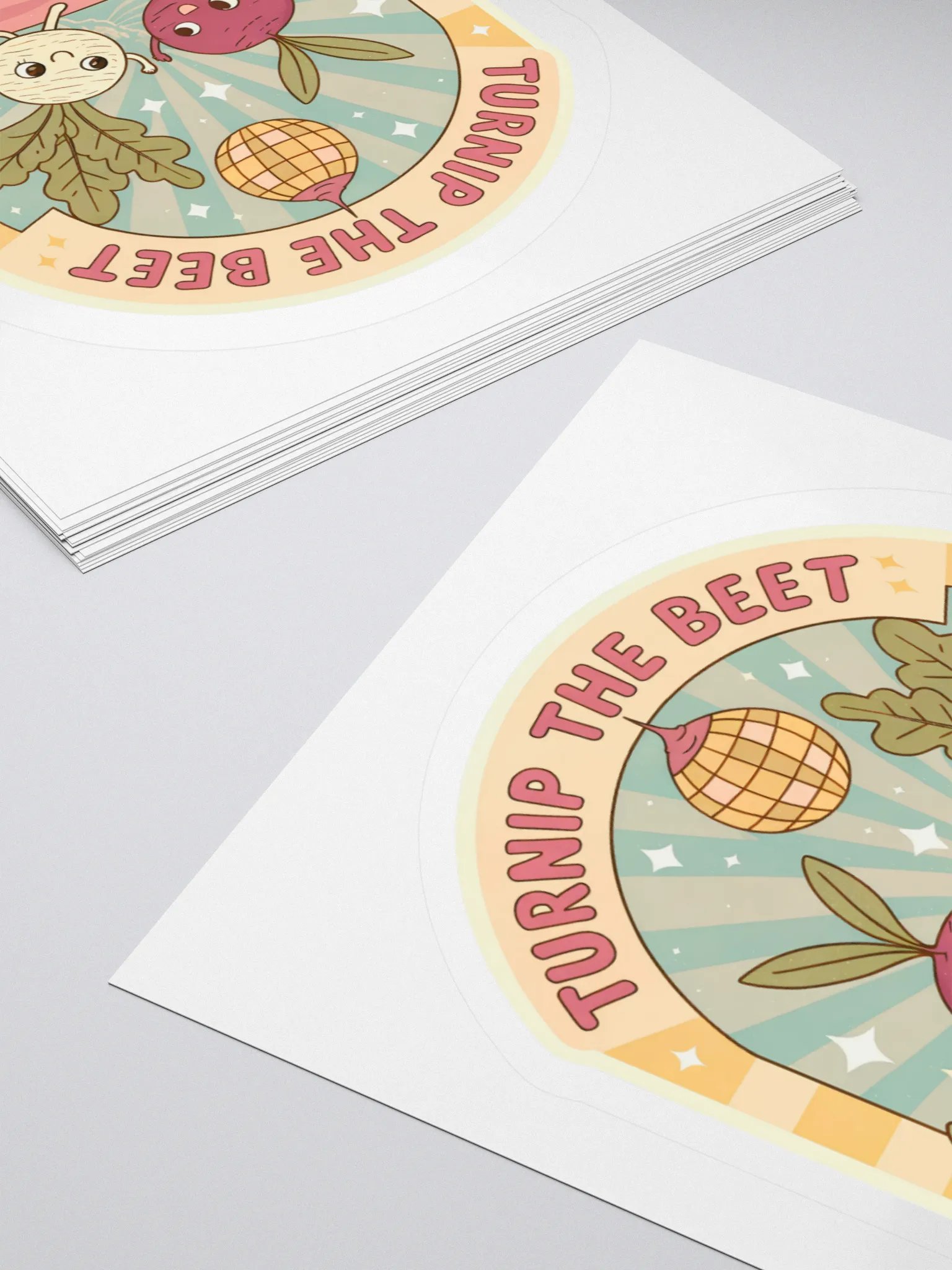 Turnip the Beet Kiss Cut Stickers product image (10)