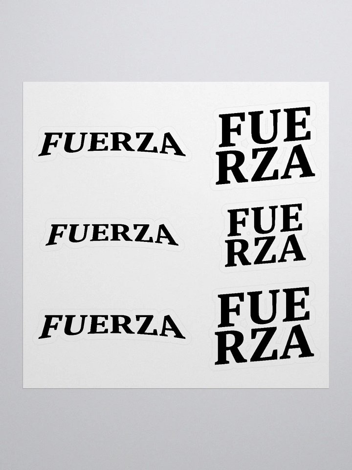 FUERZA Stickers product image (1)