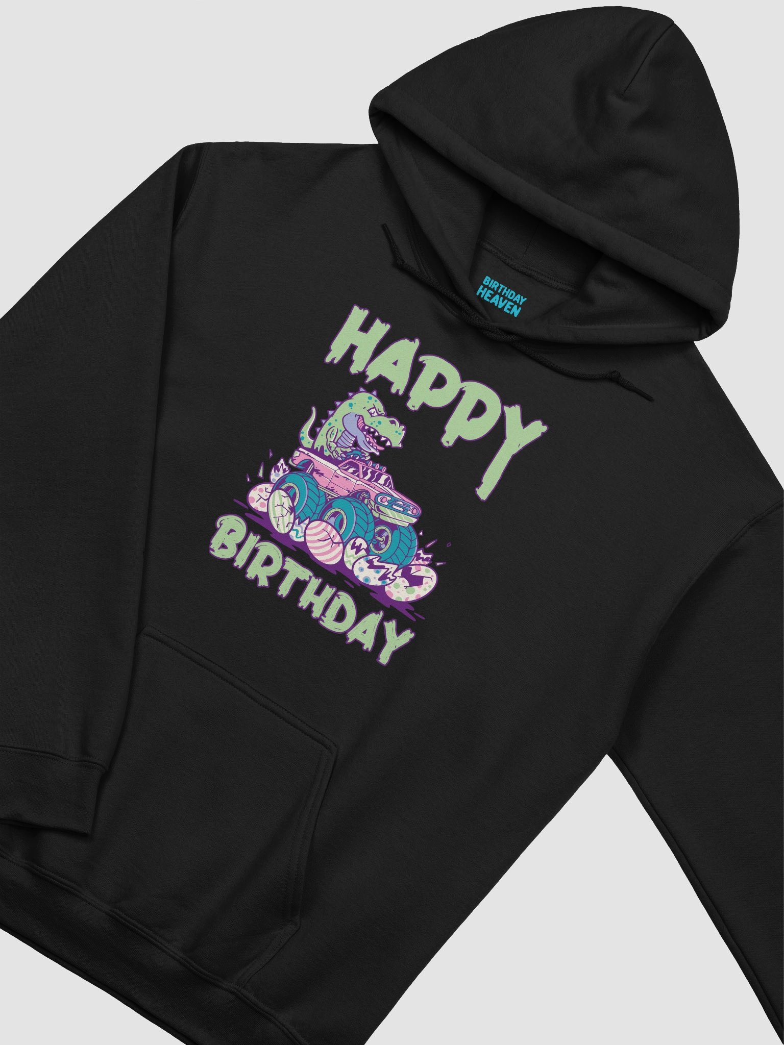 Happy Birthday (Dinosaur Monster Truck) Hoodie product image (3)