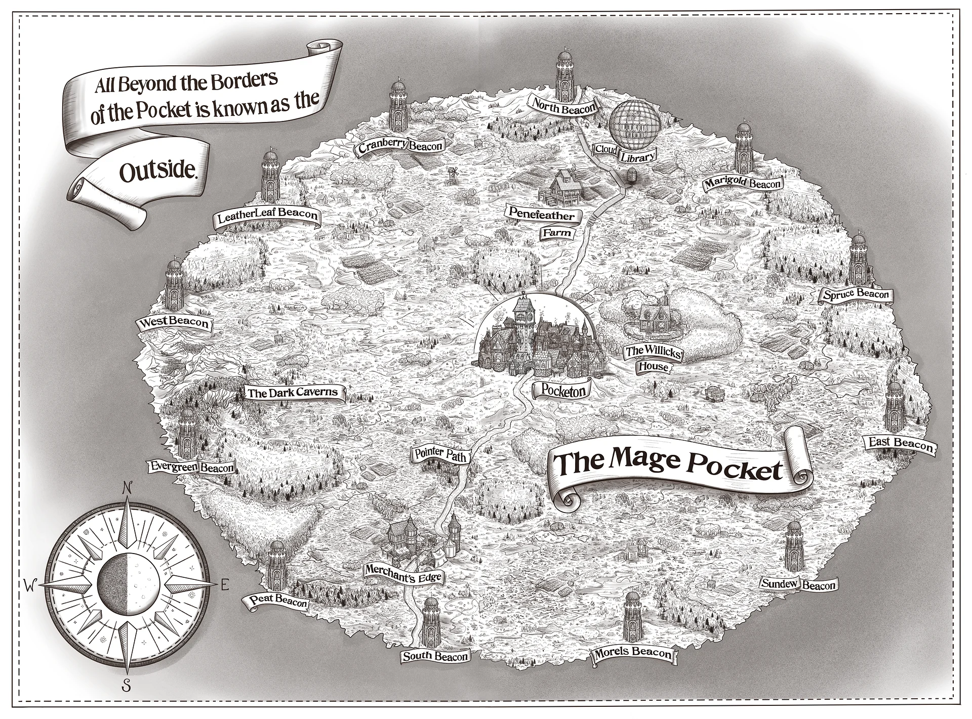 The Mage Pocket Official Map Poster product image (1)