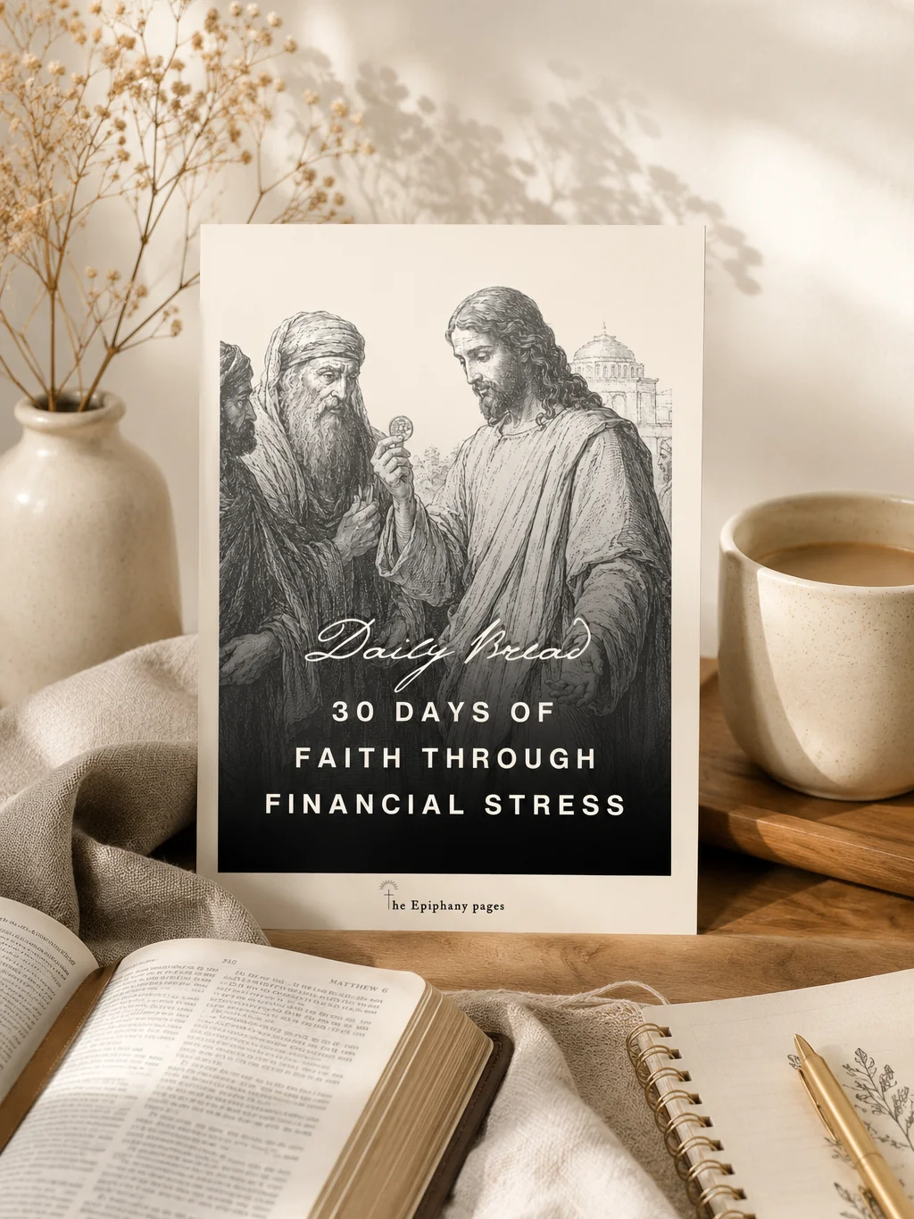 "Daily Bread" 30-Day Bible Journal & Reading Plan for Financial Peace product image (1)