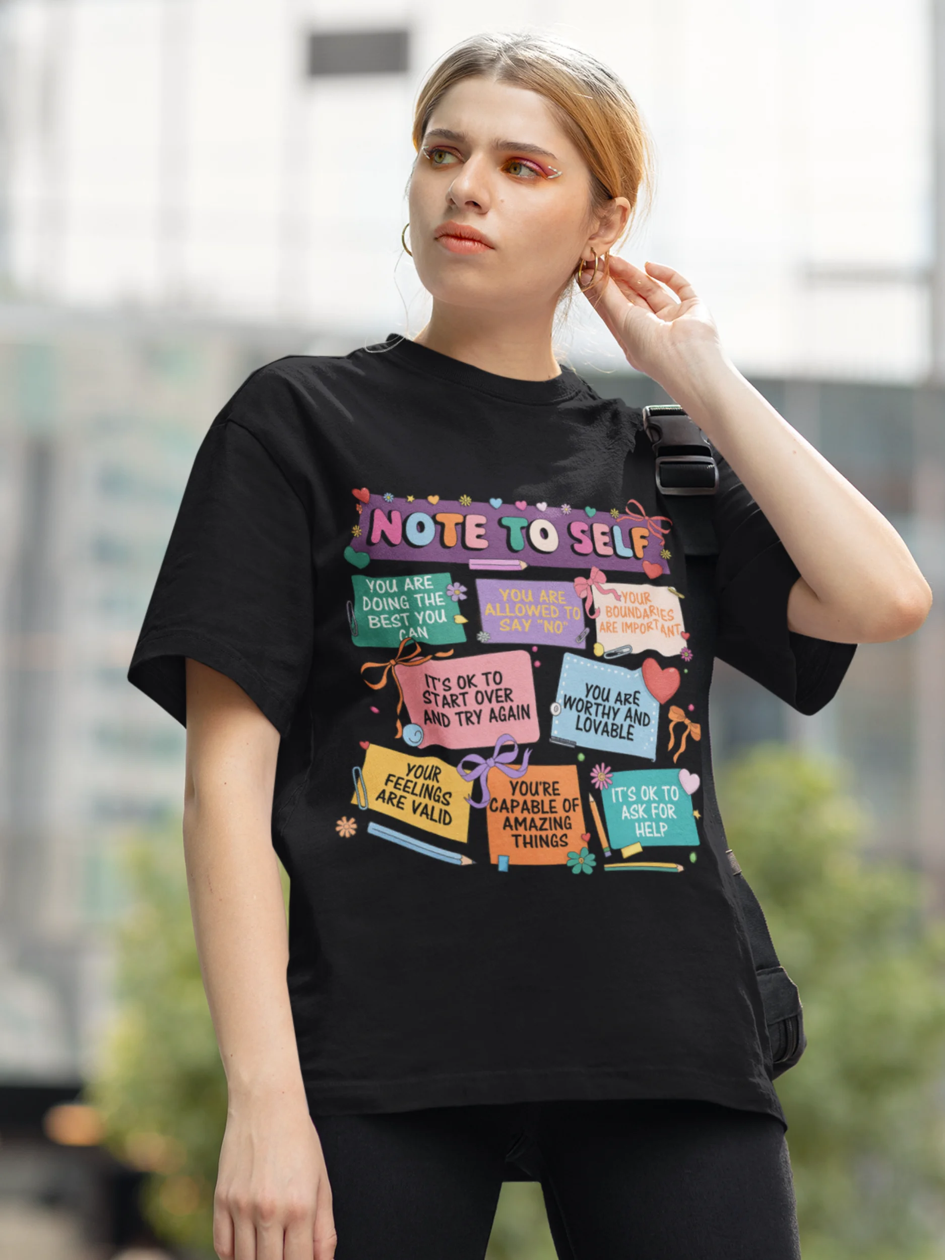 Note To Self – You Are Allowed To Say No Unisex T-Shirt product image (4)