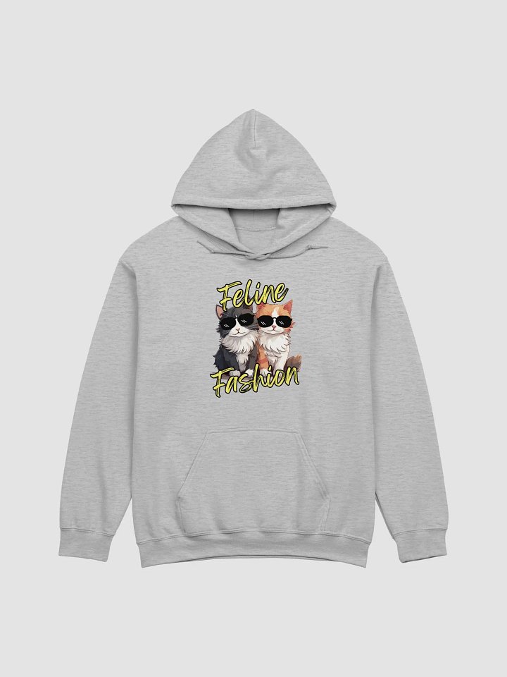 Feline Fashion Cool Cats Sunglasses Hoodie product image (21)