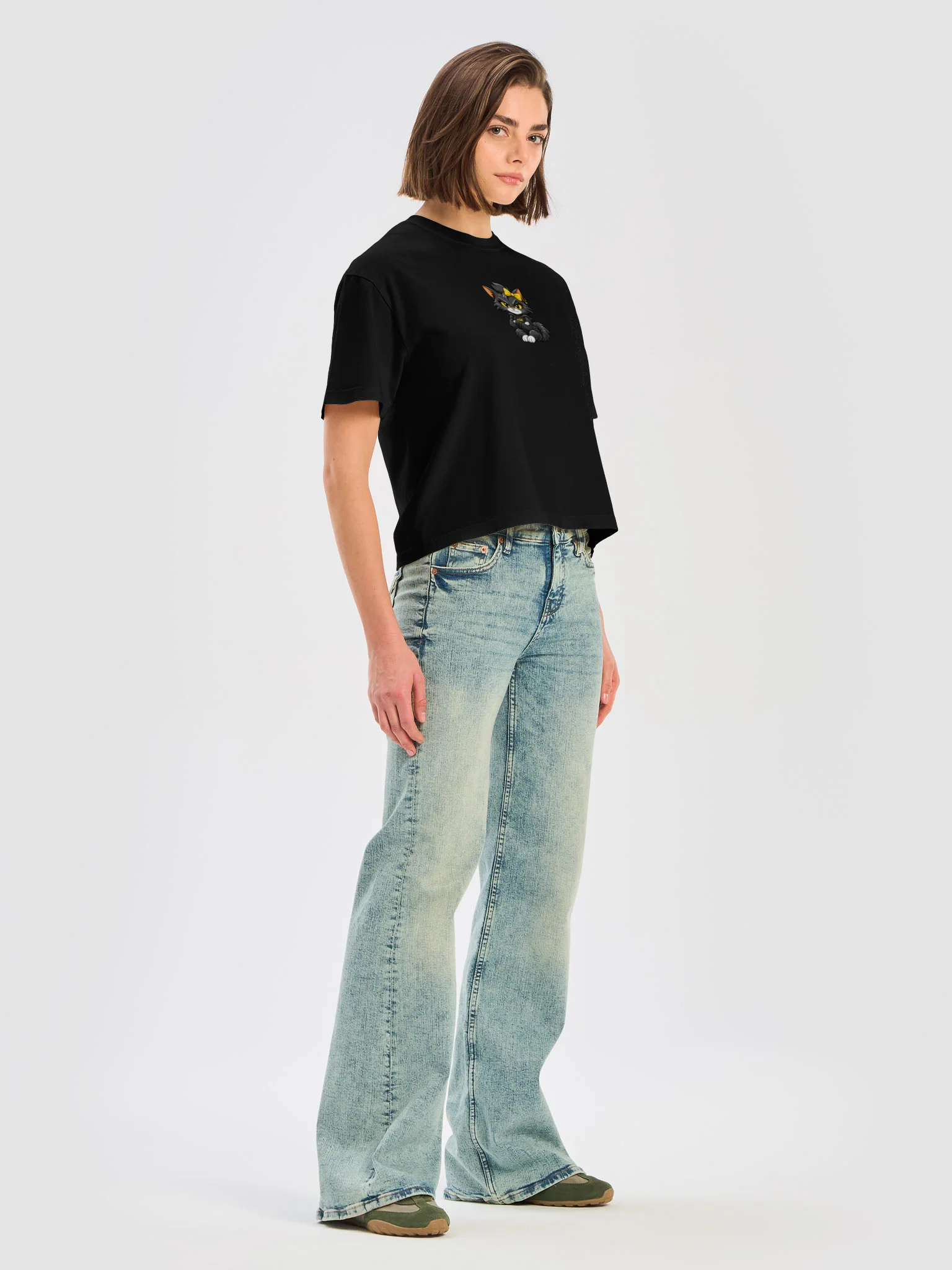Female daCAT Boxy Tee product image (7)