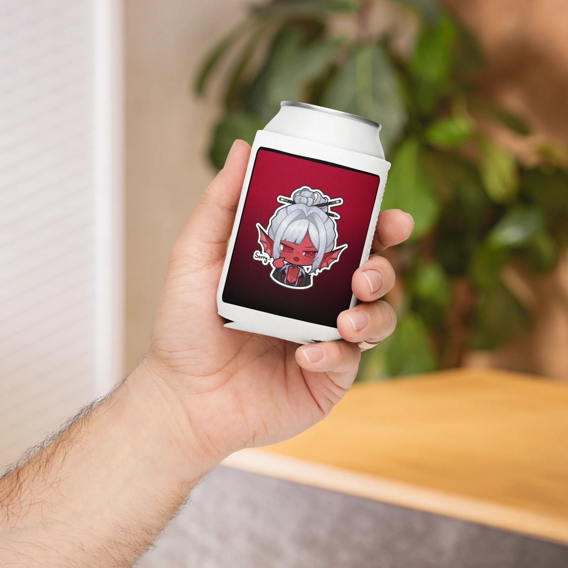 Sorry Emote Coozie (Red) product image (5)