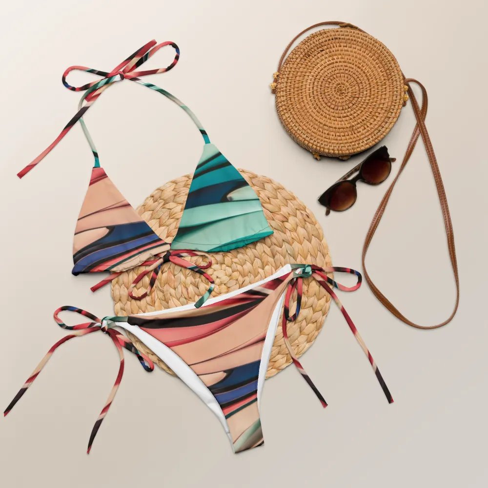 TDS Music Recycled String Bikini Set in Abstract Colors (2XS-6XL) product image (8)