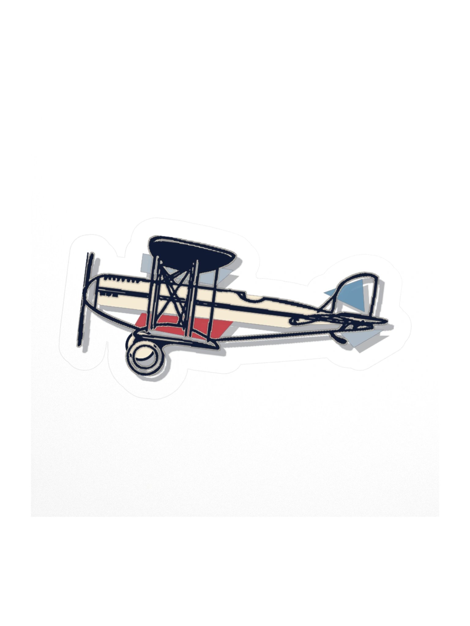 Orbit Fair Biplane Sticker product image (1)