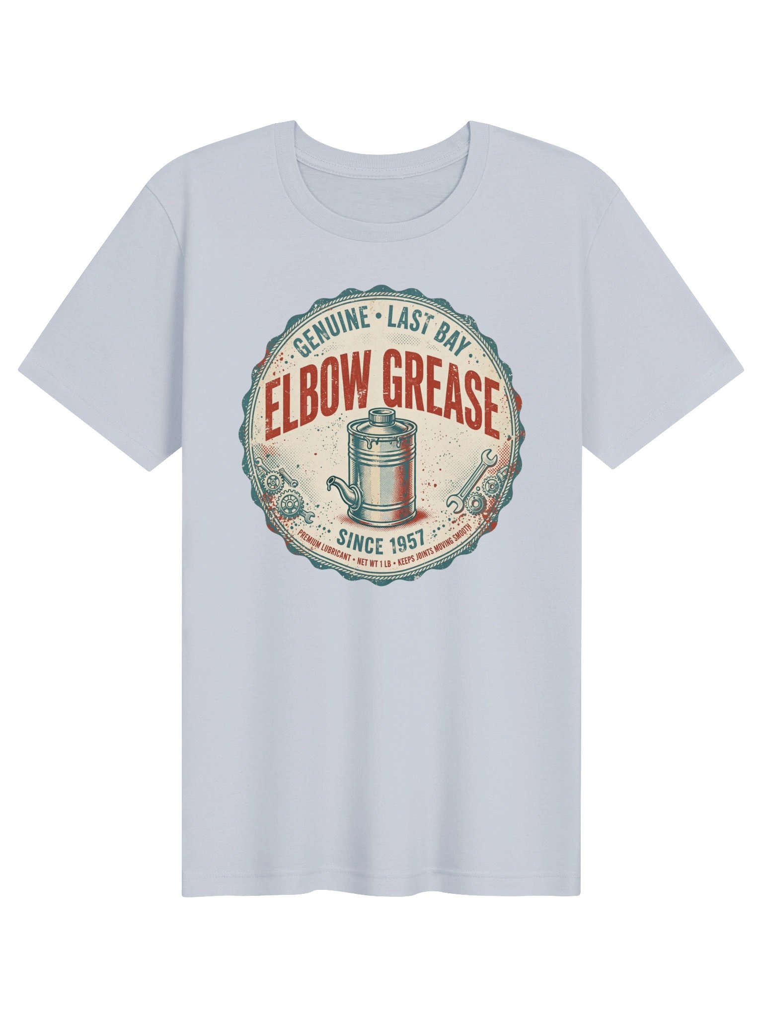 Elbow Grease Genuine Last Bay 1957 Vintage Mechanic T-Shirt product image (1)