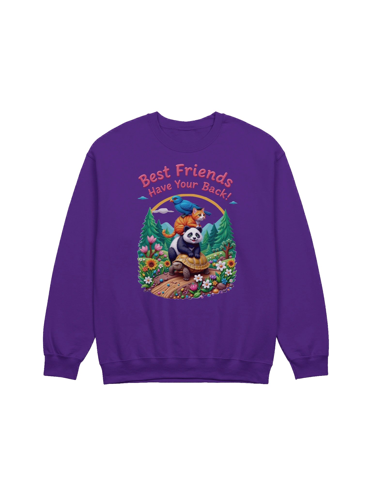 Whimsical Best Friends Crewneck Sweatshirt product image (11)