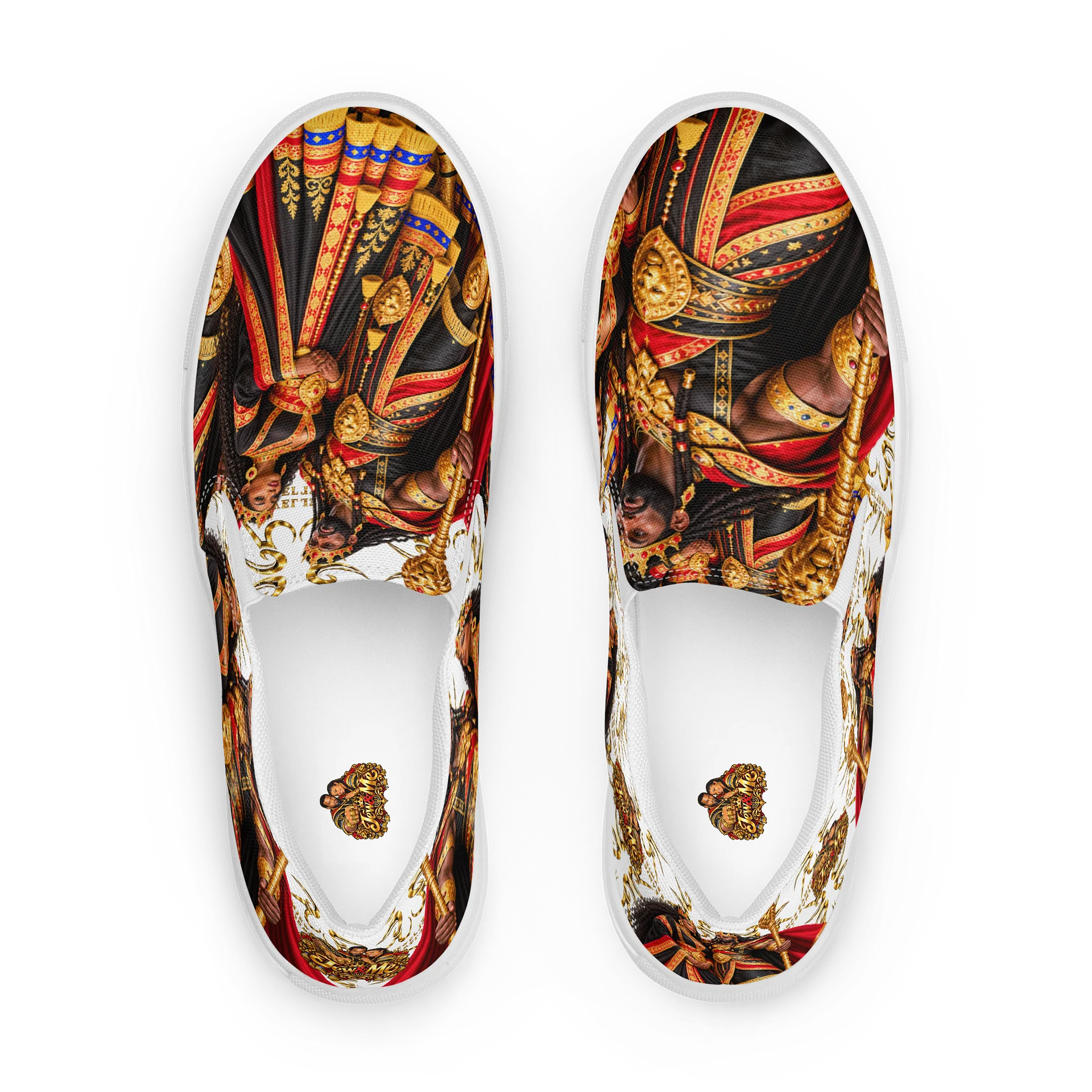 Jew&Me Branded Slip-On Canvas Shoes Design M1 product image (1)