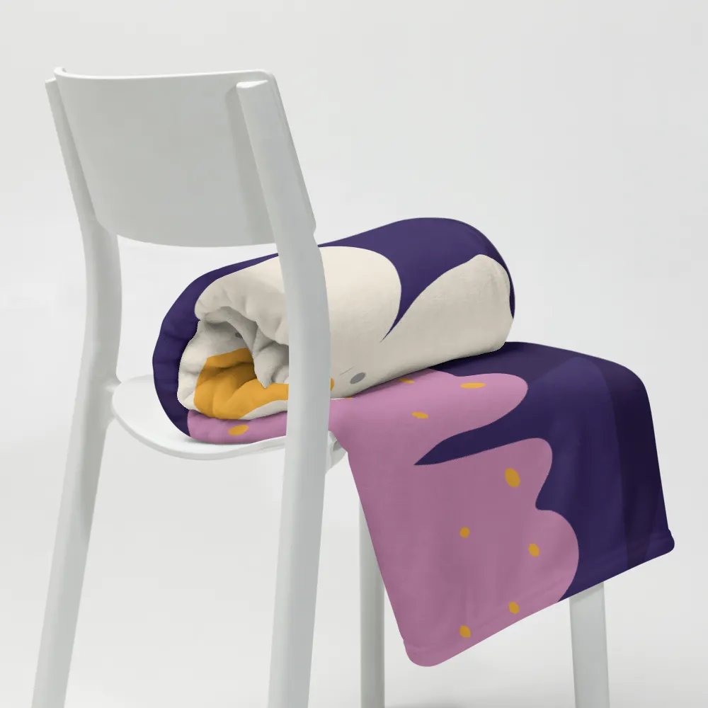 Violet & Golden Flowers Blanket product image (12)