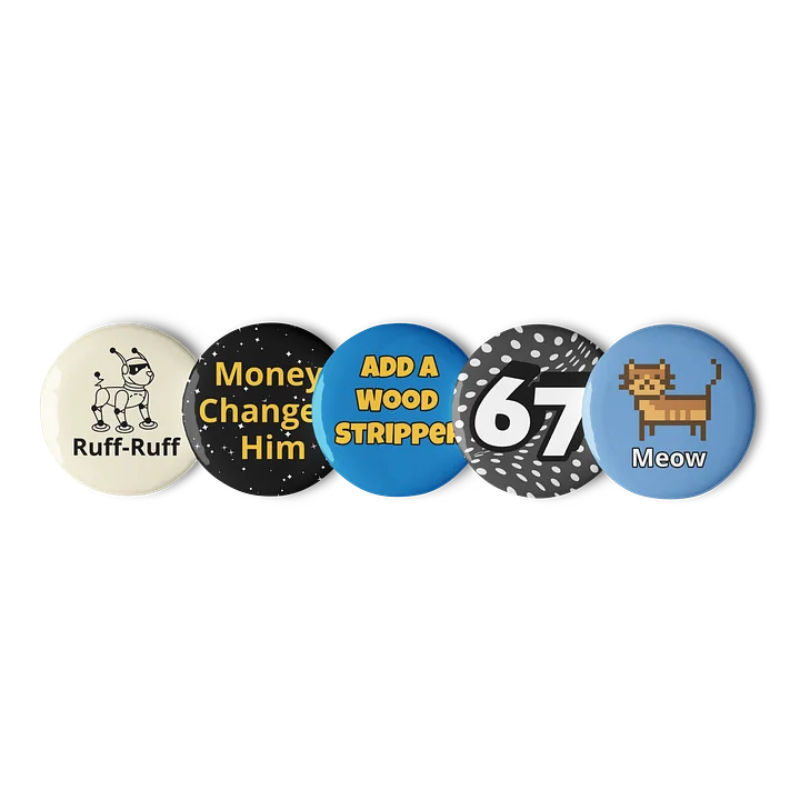 Alphiee Builds Pin Pack – 5-Piece Inside Jokes Streamer Collector Set product image (2)