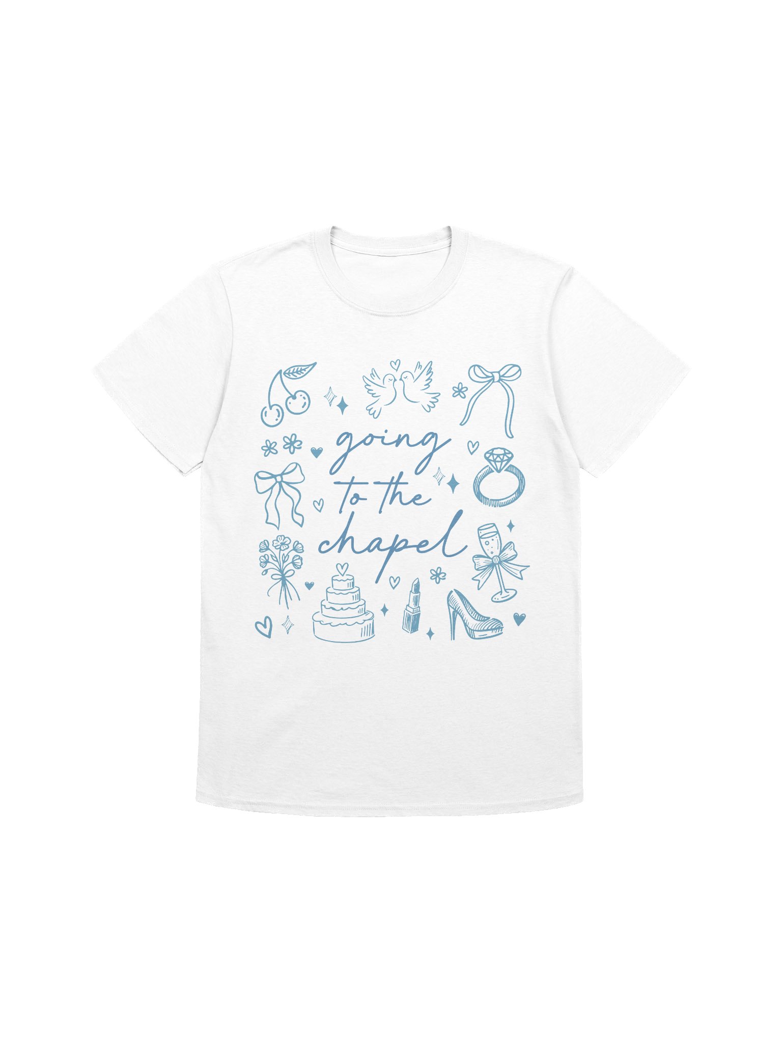 Going to the Chapel Shirt – Wedding Graphic Tee | Bride to Be Shirt, Engagement Gift, Bridal Shower Outfit, Bachelorette Party Tee product image (3)