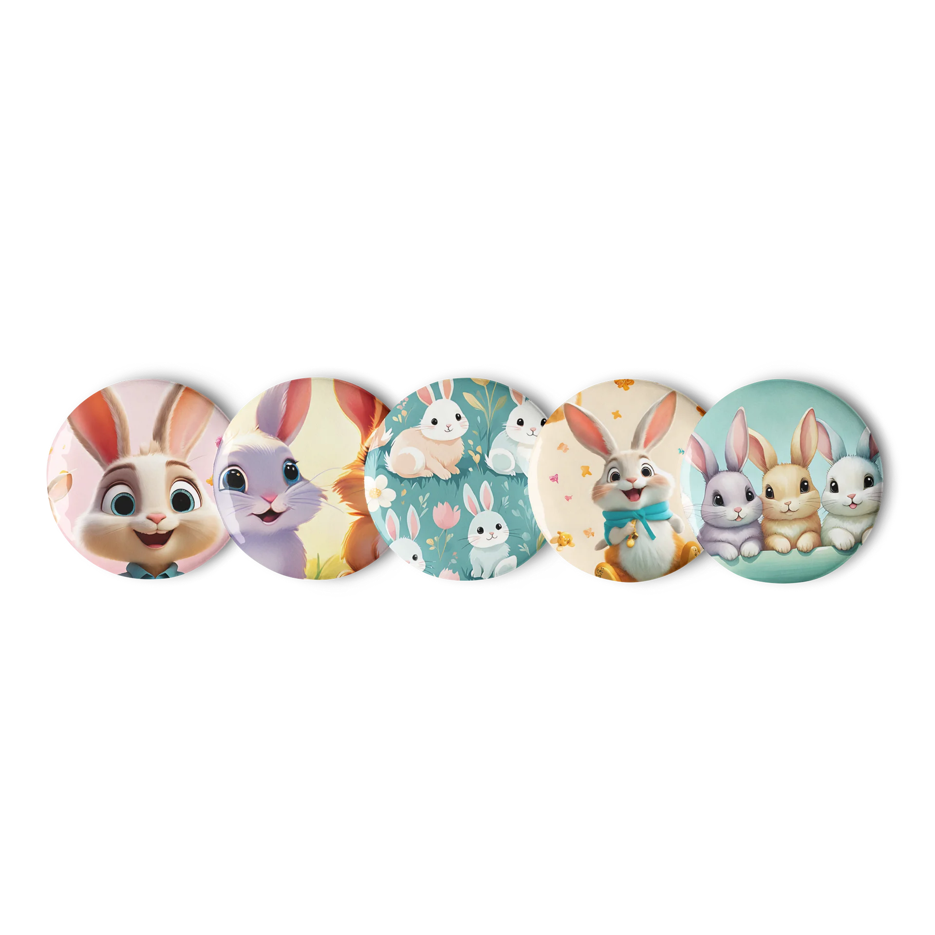 Cute Bunny Pin Button Set product image (1)