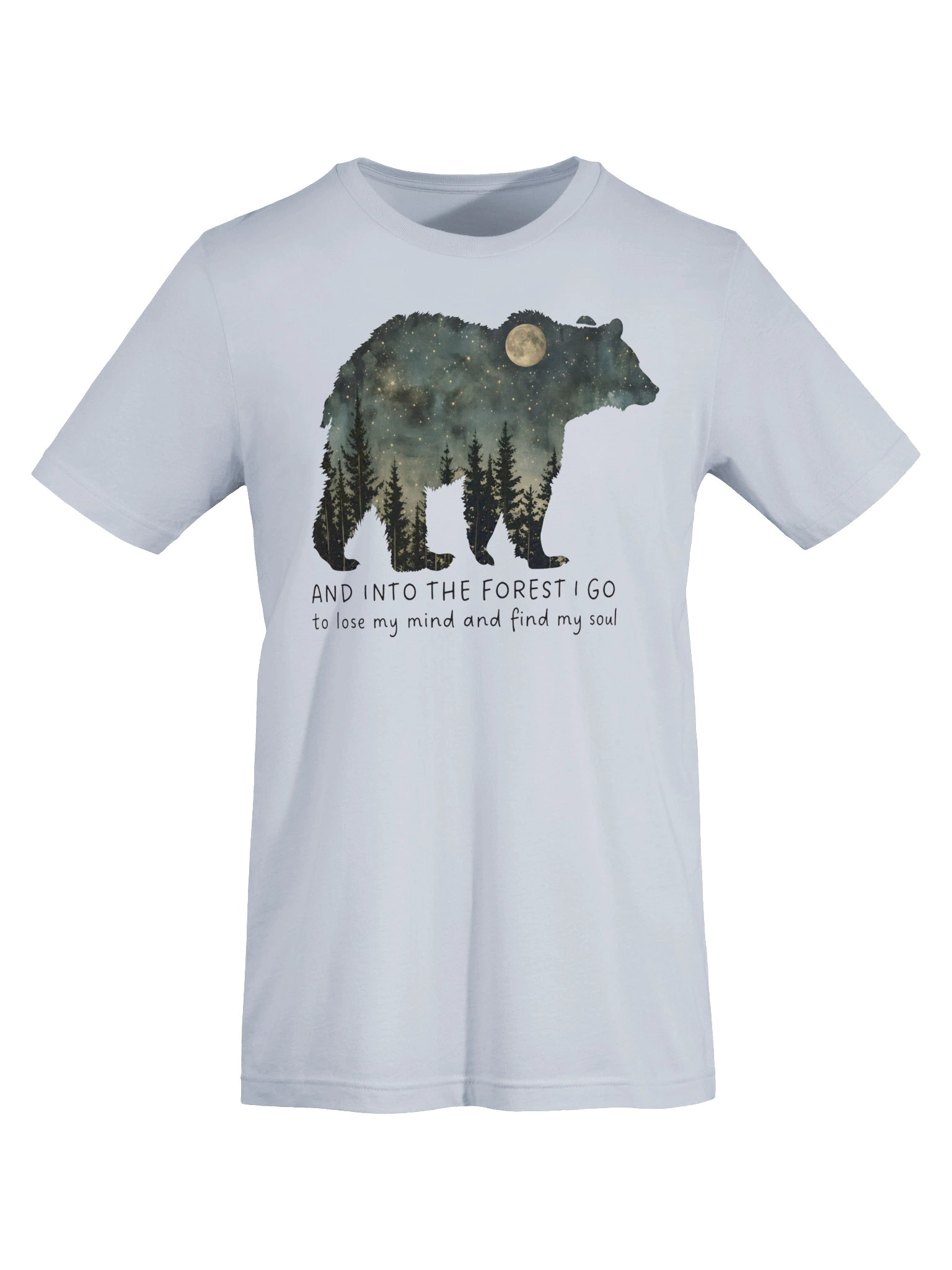 Into the Forest Bear Night Sky Tee product image (18)