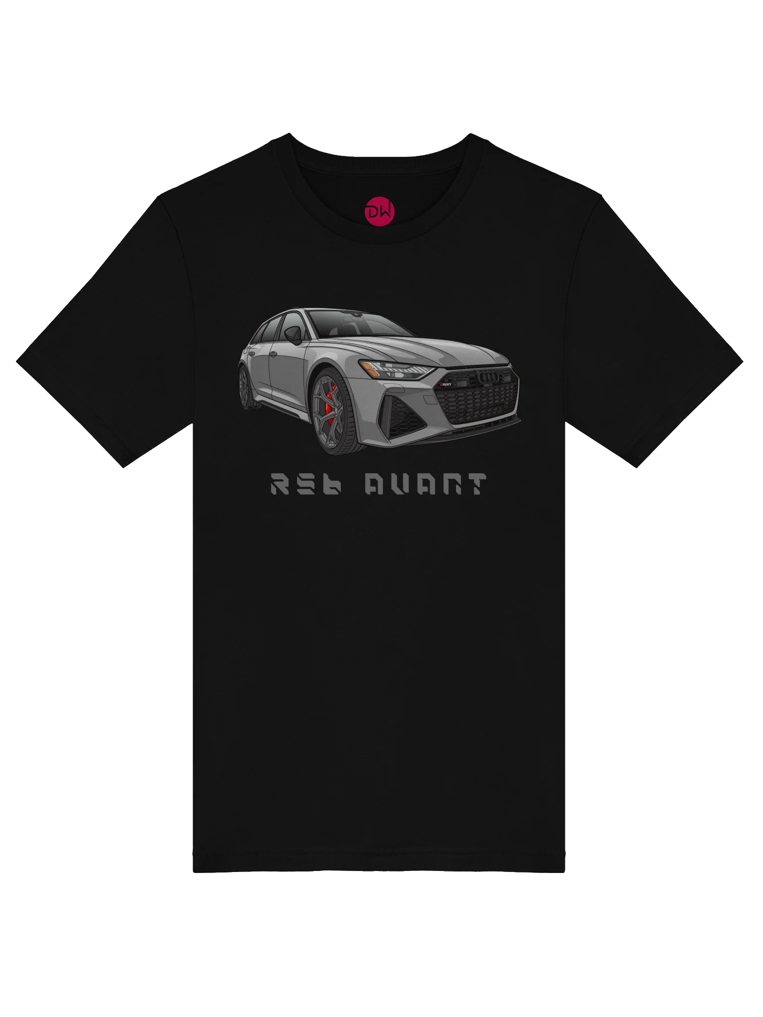 Grey Audi RS6 Avant Shirt (Retro, Sketch, Silhouette) product image (43)