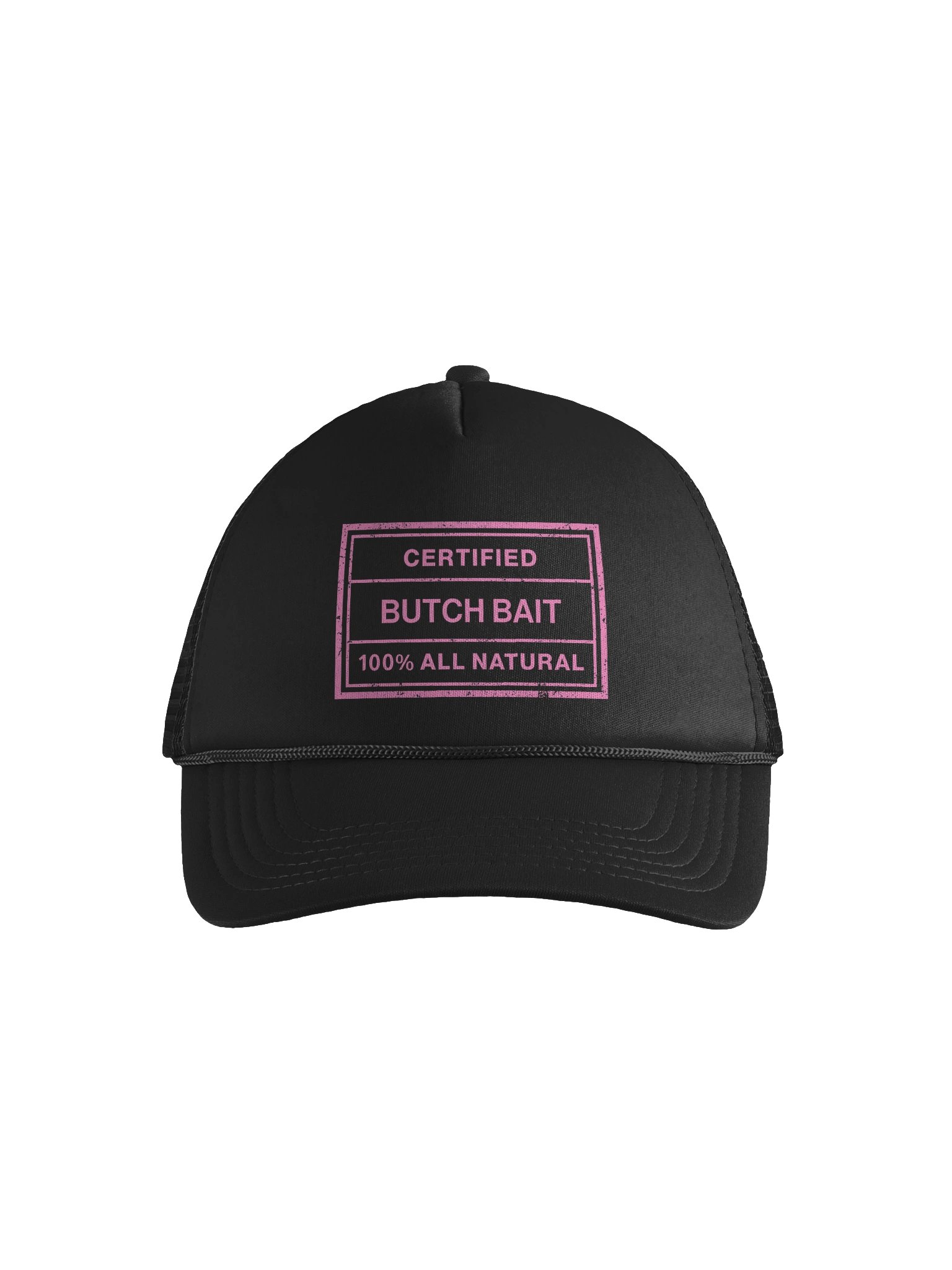Certified Butch Bait Trucker Hat (blk/pink) product image (1)