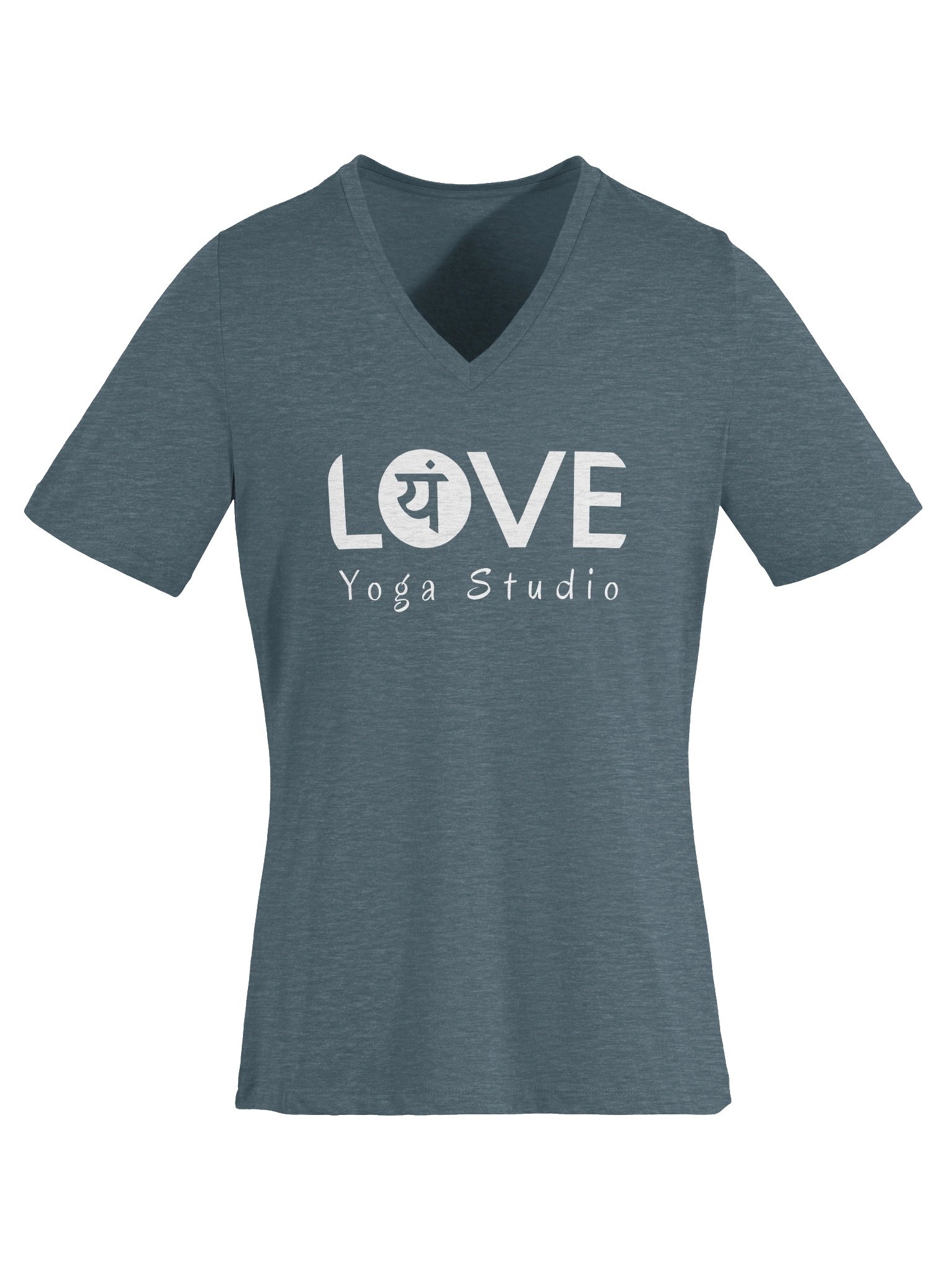 Love Yoga Vneck White product image (5)