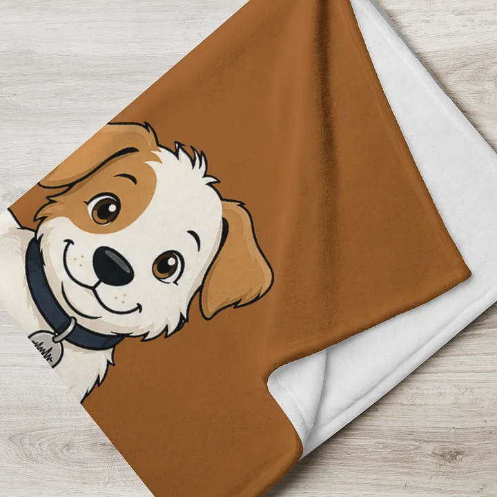 Sonance Dog Throw Blanket (Lying Down) Rich Gold product image (2)