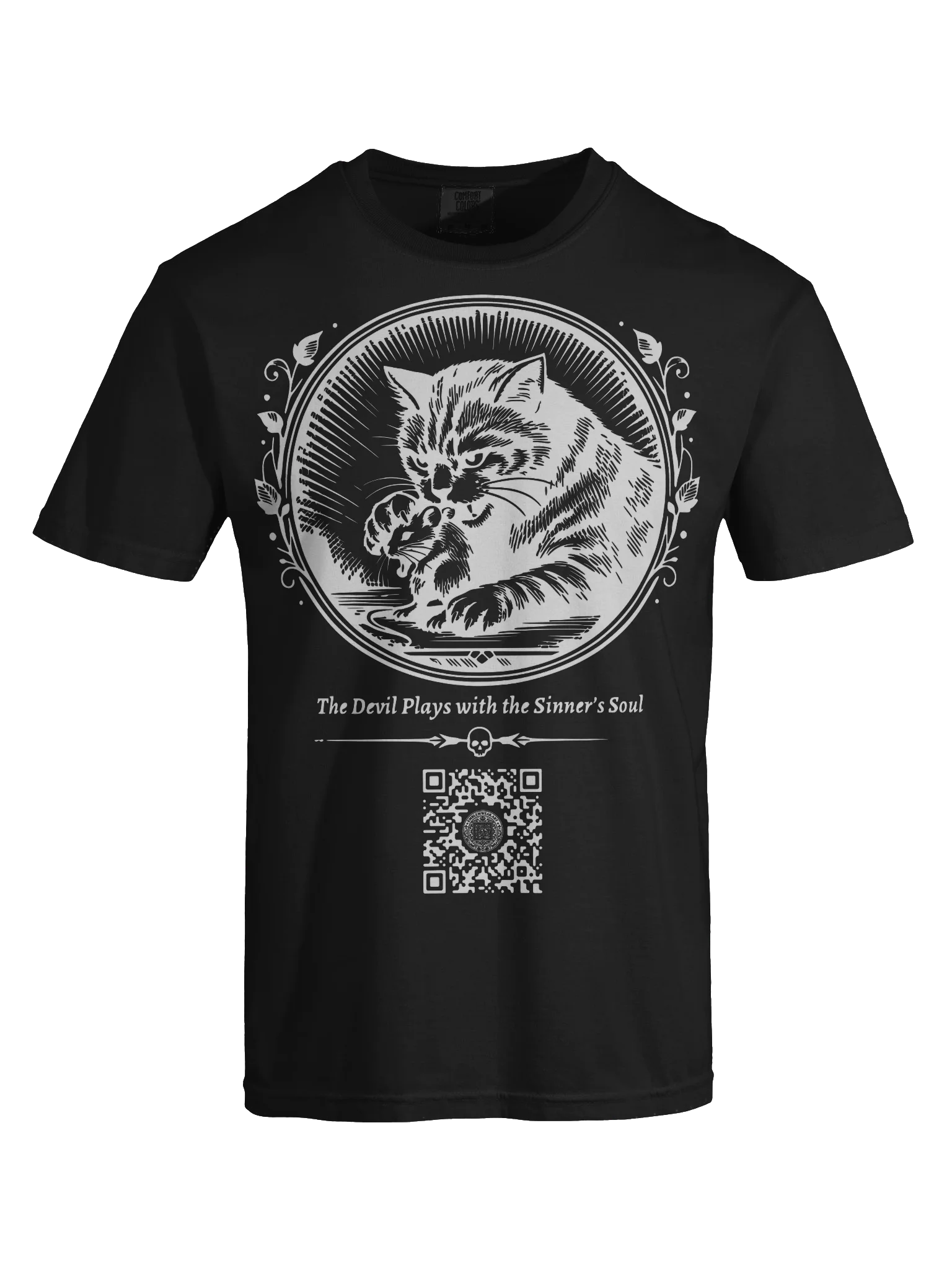Cat and Mouse (White on Black/Color) product image (7)
