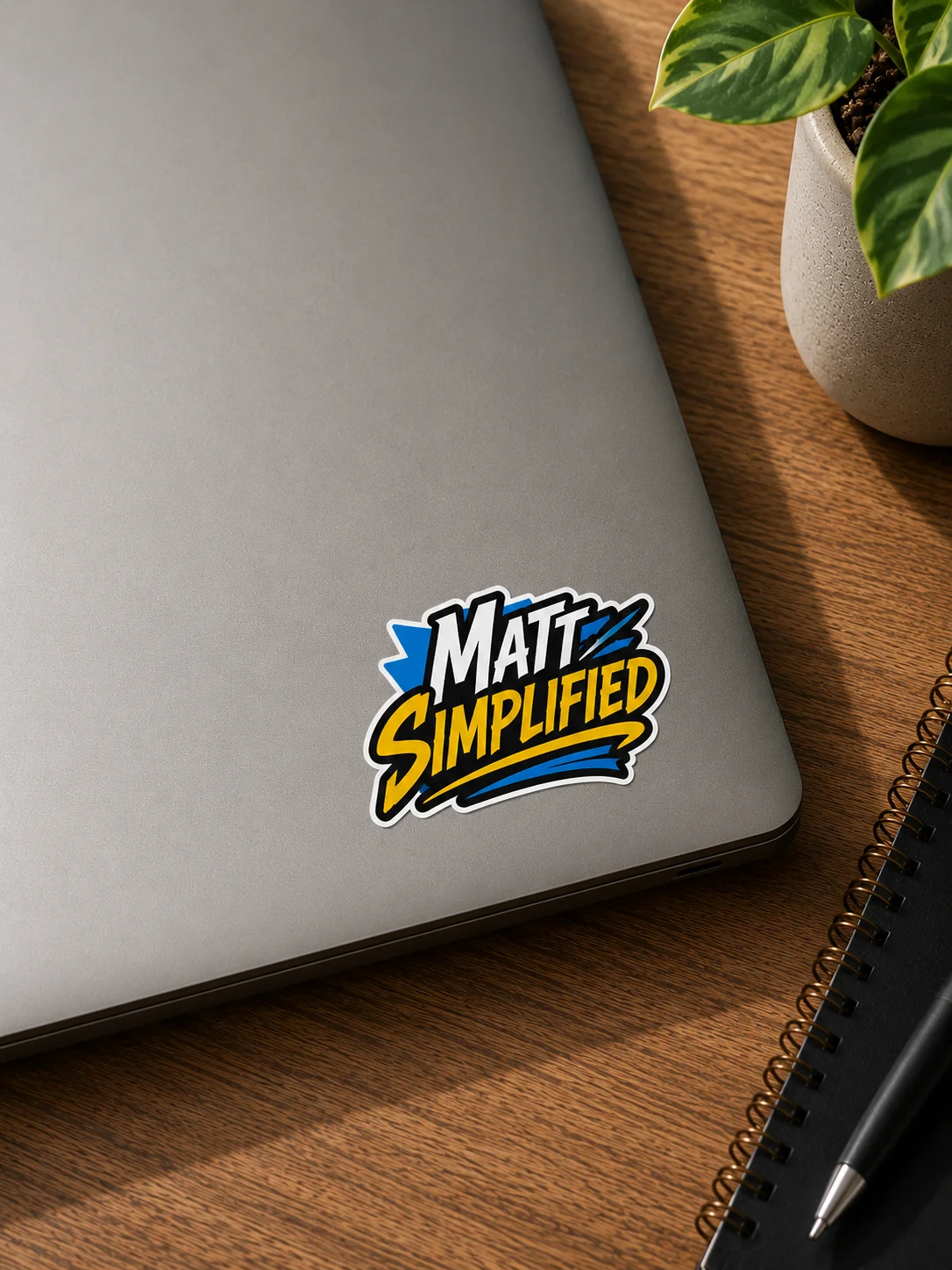 MattSimplified Logo Sticker product image (3)