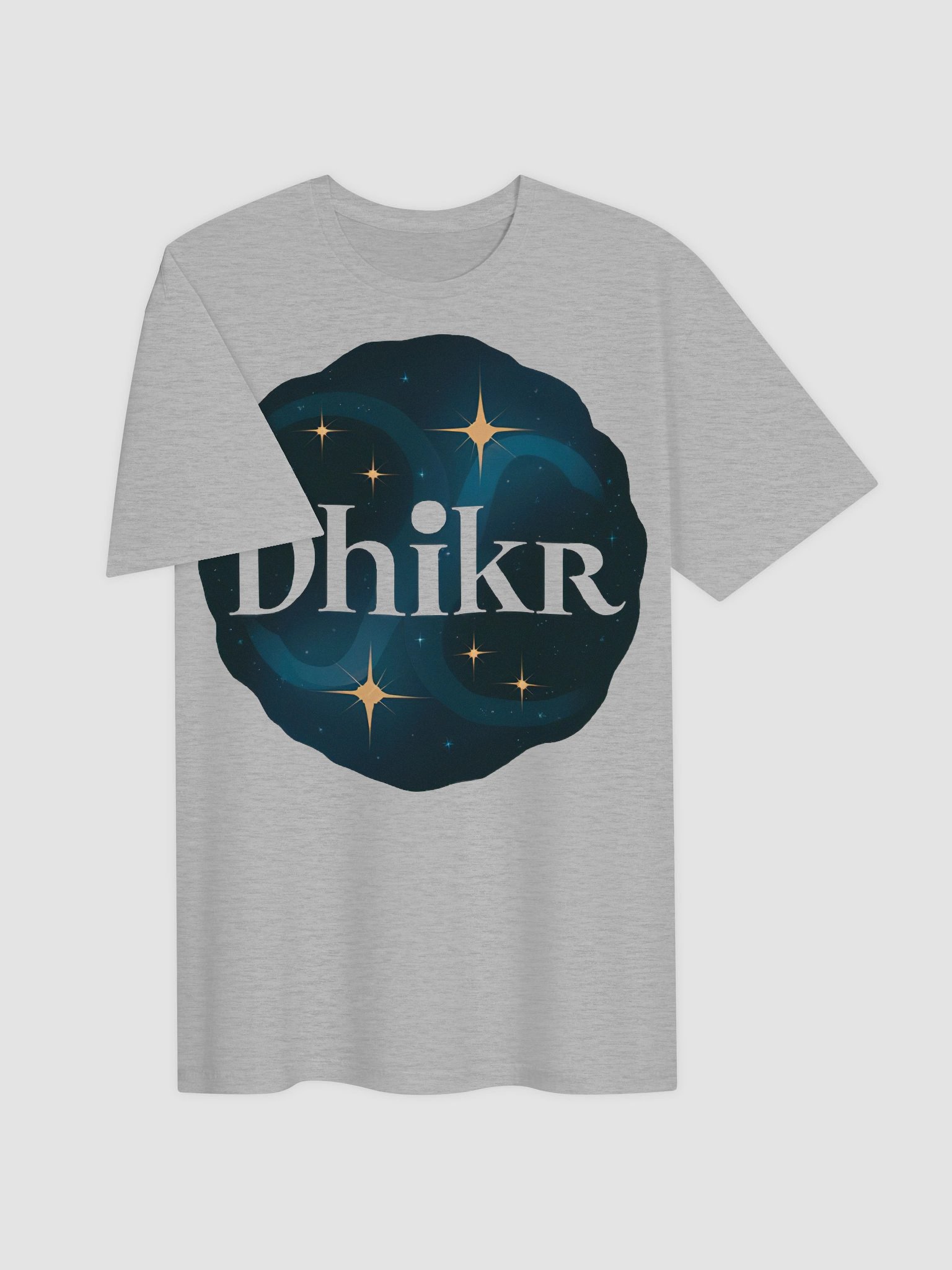 Dhikr T-Shirt | Islamic Remembrance Tee | Celestial Muslim Spiritual Streetwear product image (3)