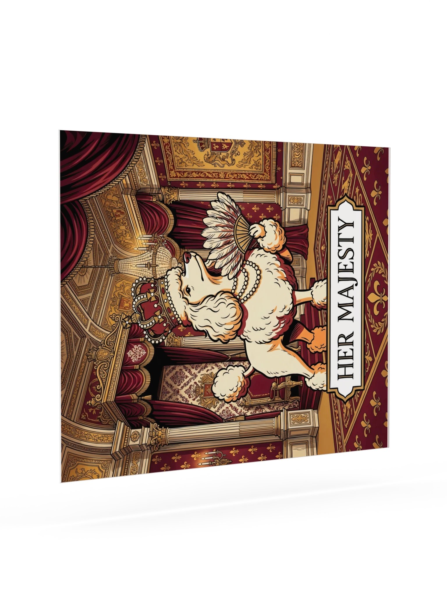 Her Majesty Poodle Poster product image (21)