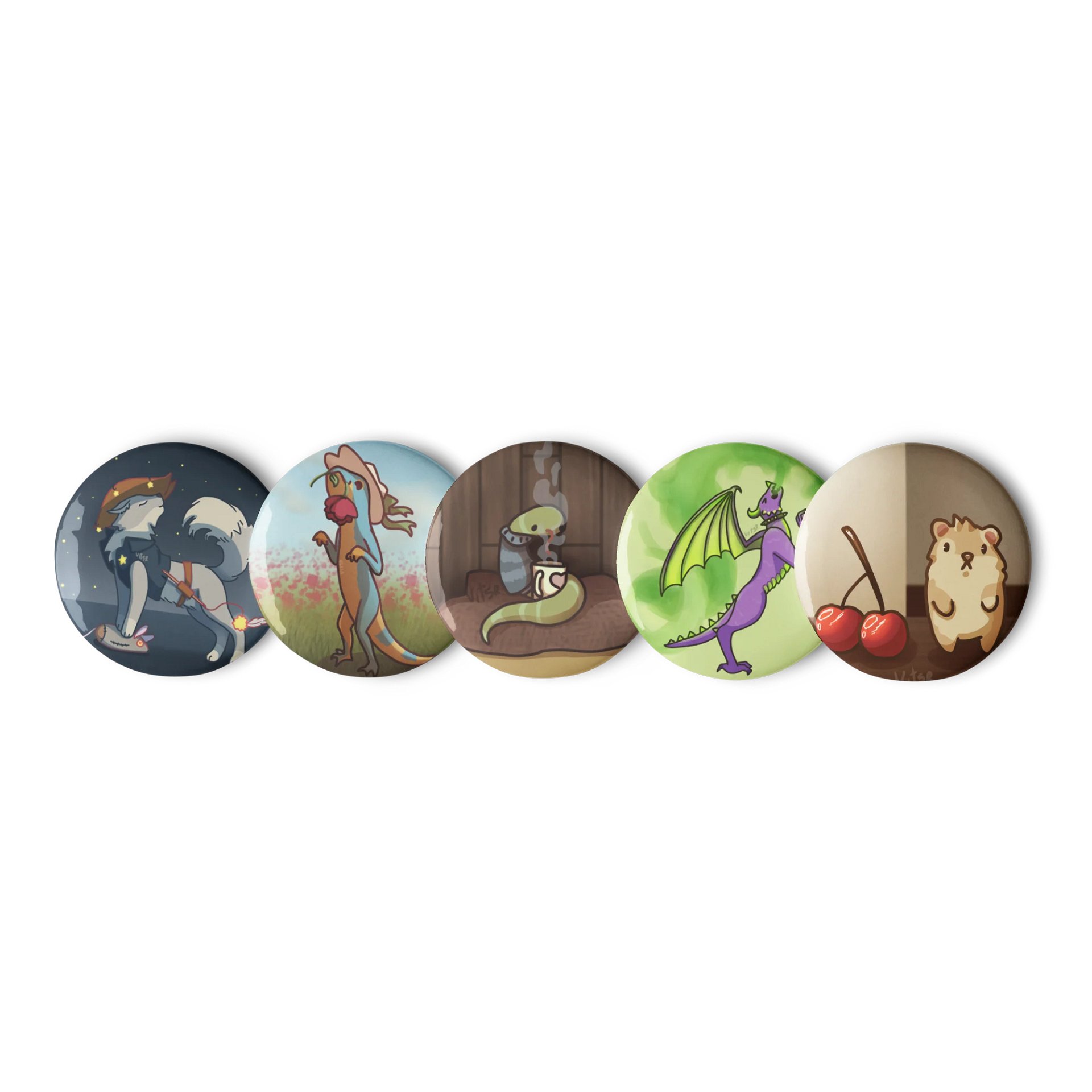 Cute and Silly Creatures Pin product image (1)