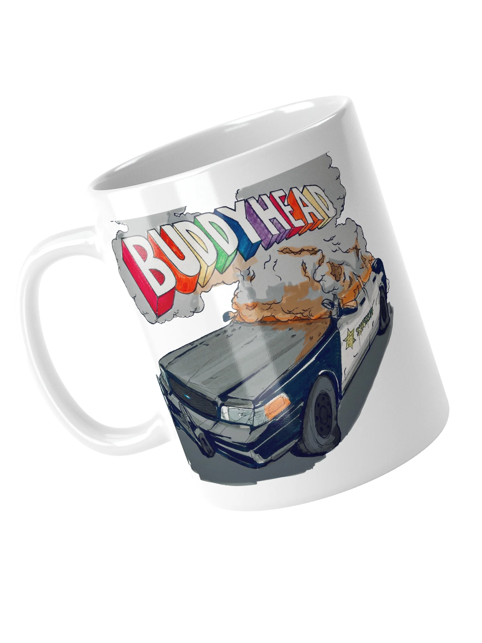Cop car coffee mug product image (8)