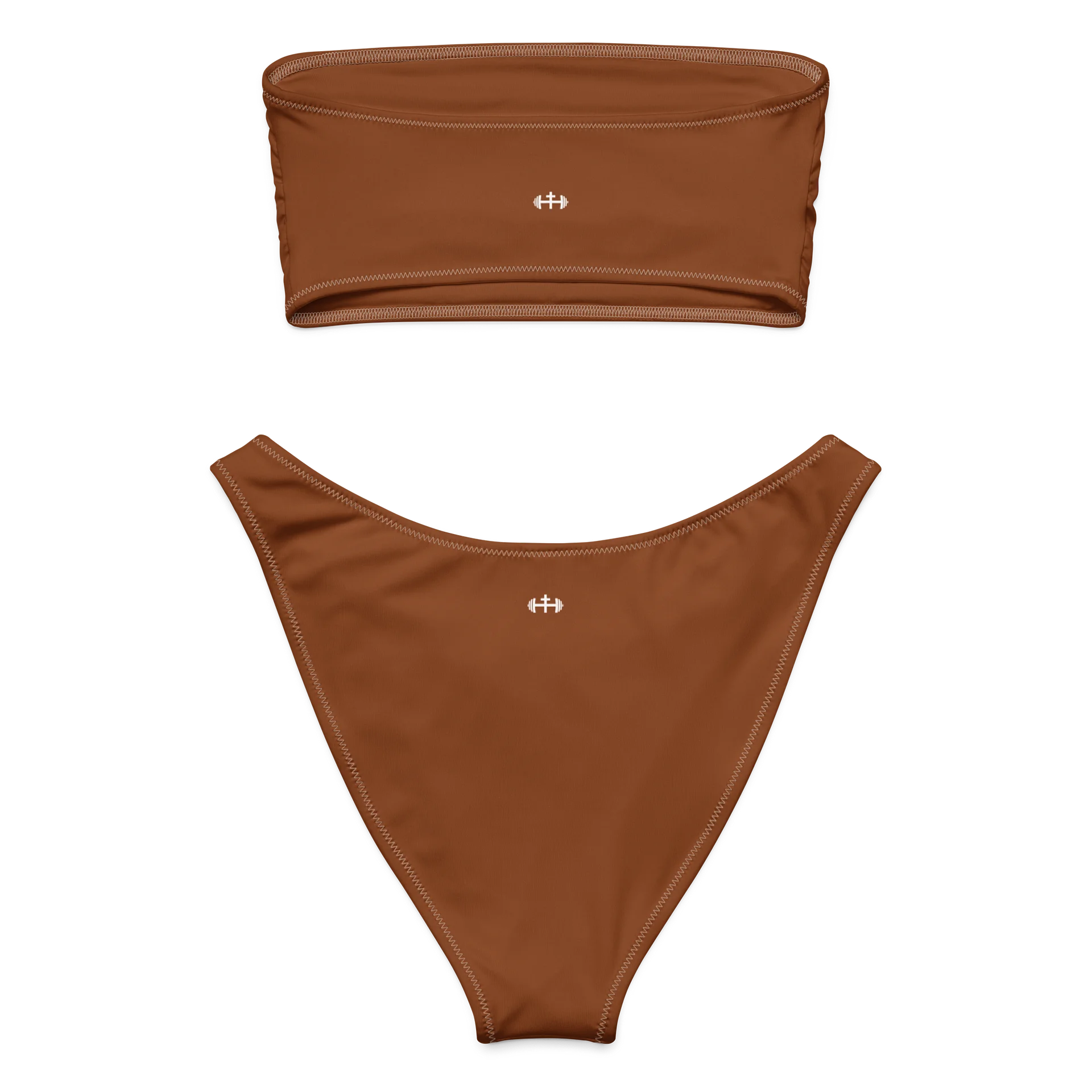 His House Womens Bandeau Bikini Set - Saddle product image (4)