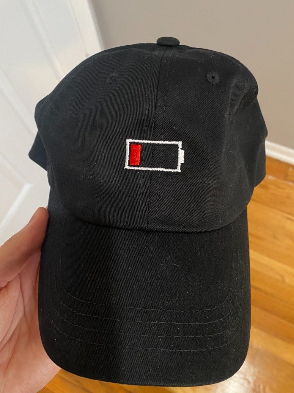 Low Battery Embroidered Hat product image (33)
