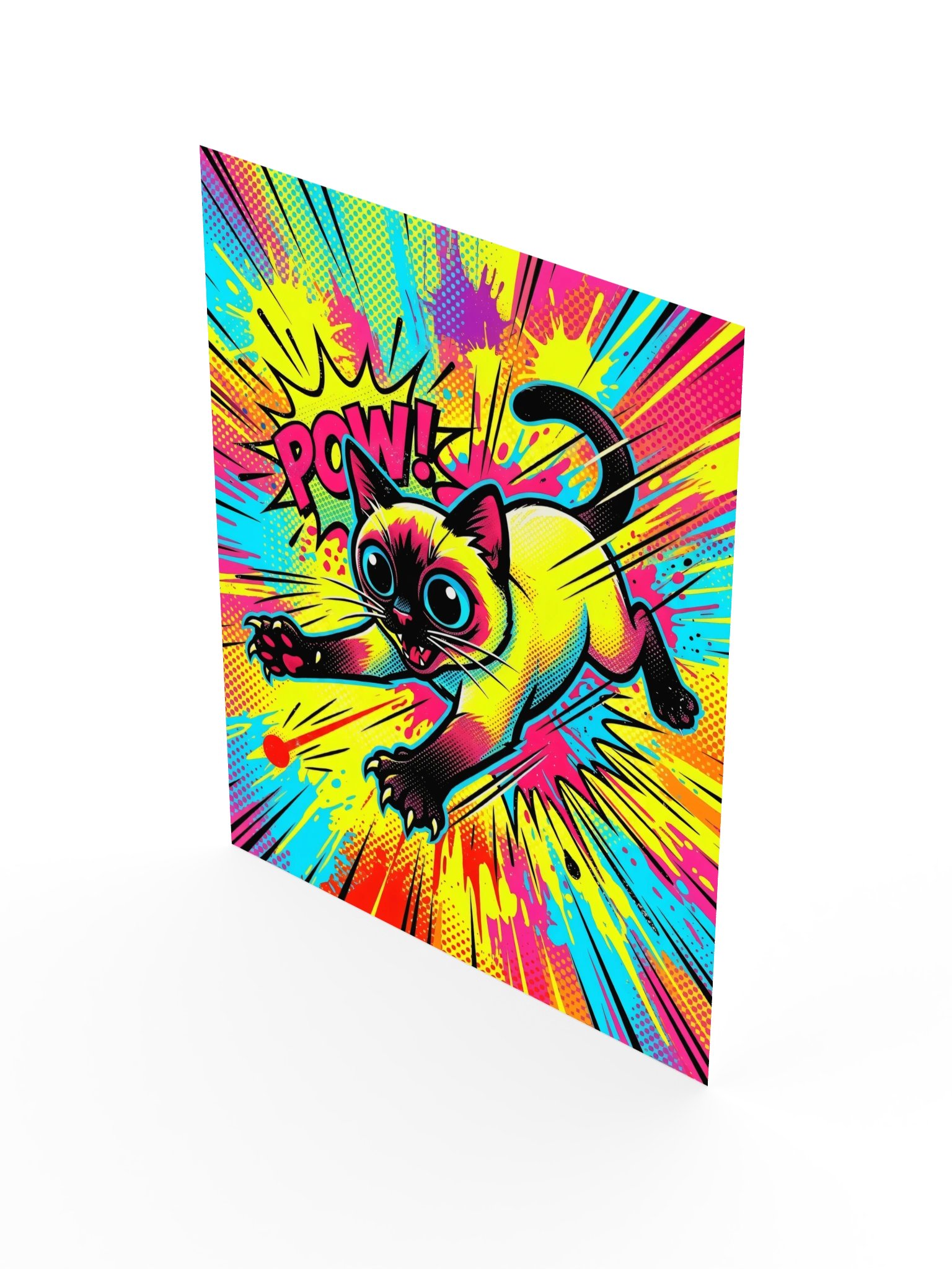 Laser Chase Siamese Poster product image (17)