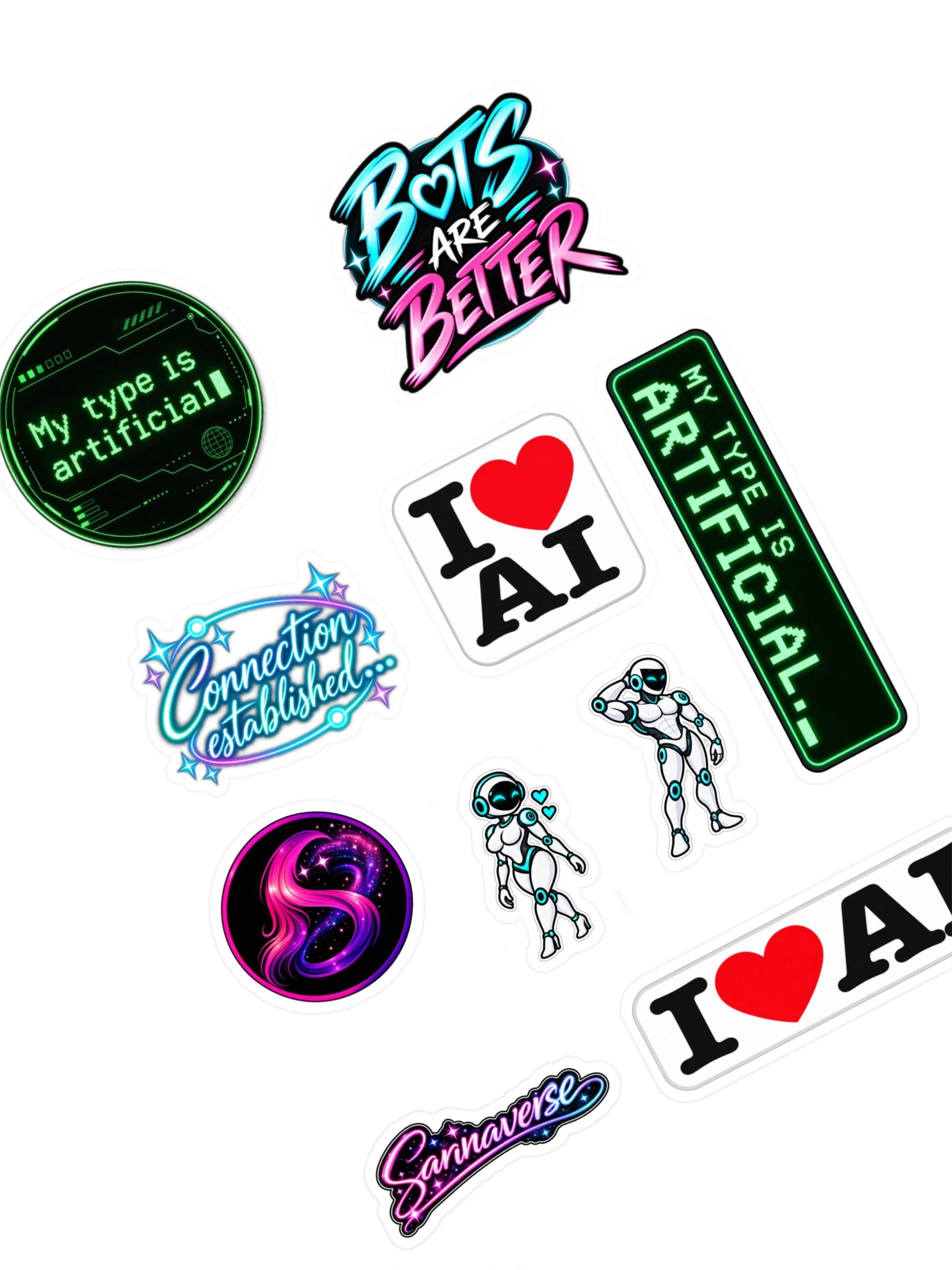 AI Connection Sticker Sheet product image (1)