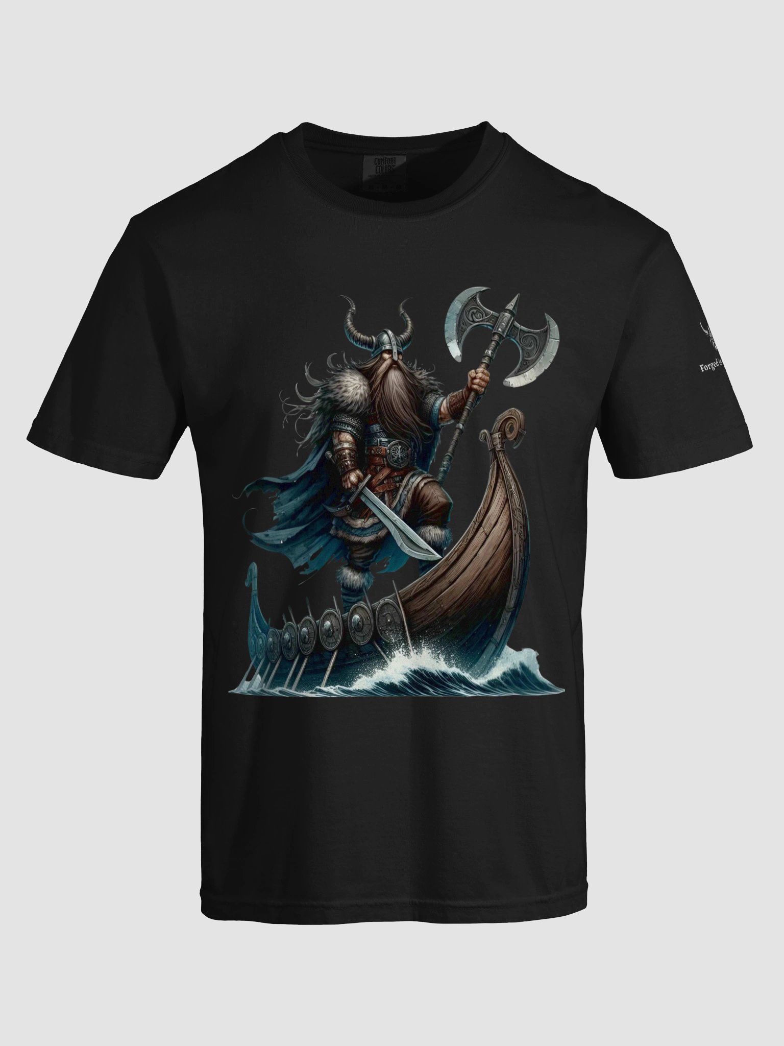 "Voyage of the Conqueror" – Viking Seafarer Tee | Forged In Valhalla Edition product image (92)
