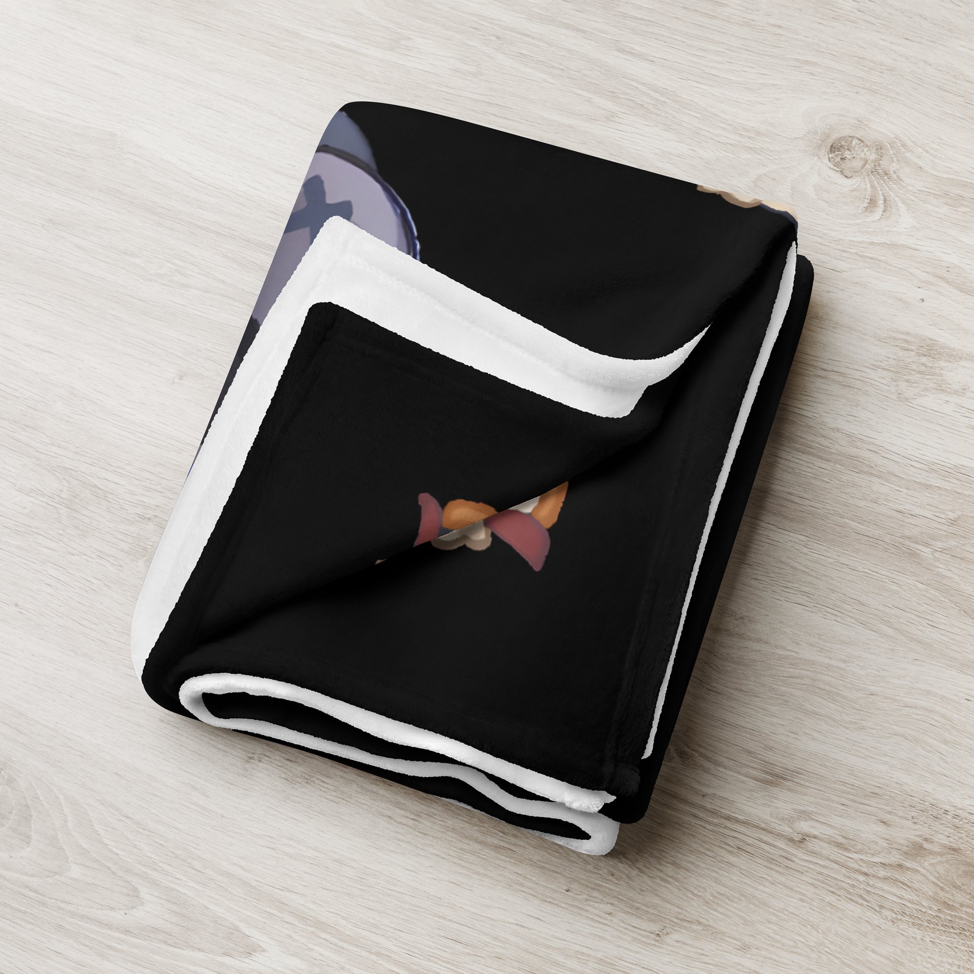 Black Throw Blanket product image (8)