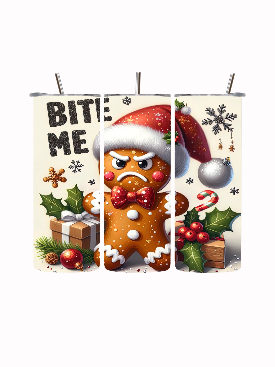 Funny Gingerbread Man Tumbler – 