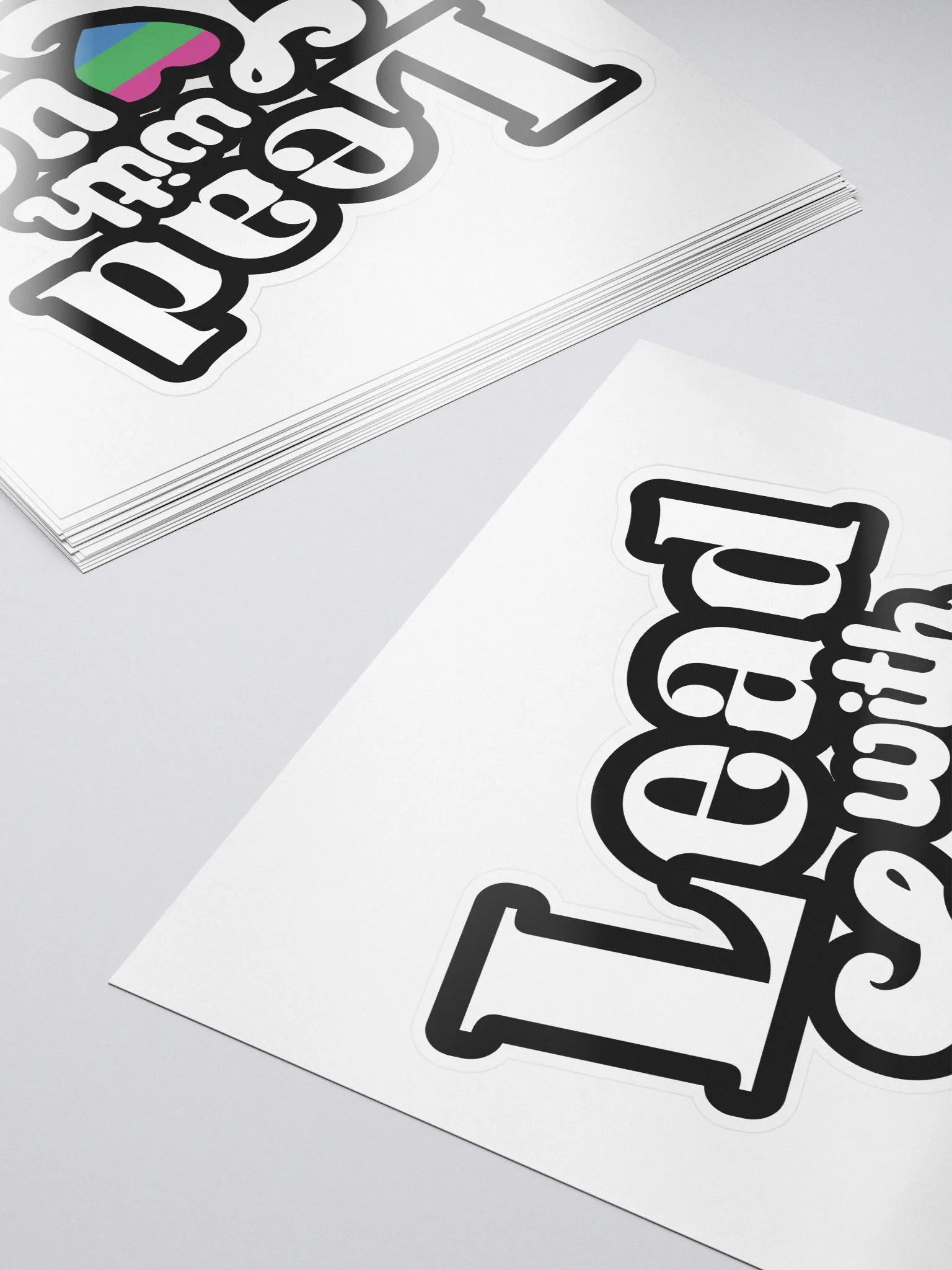 Lead With Love Sticker: Polysexual product image (5)