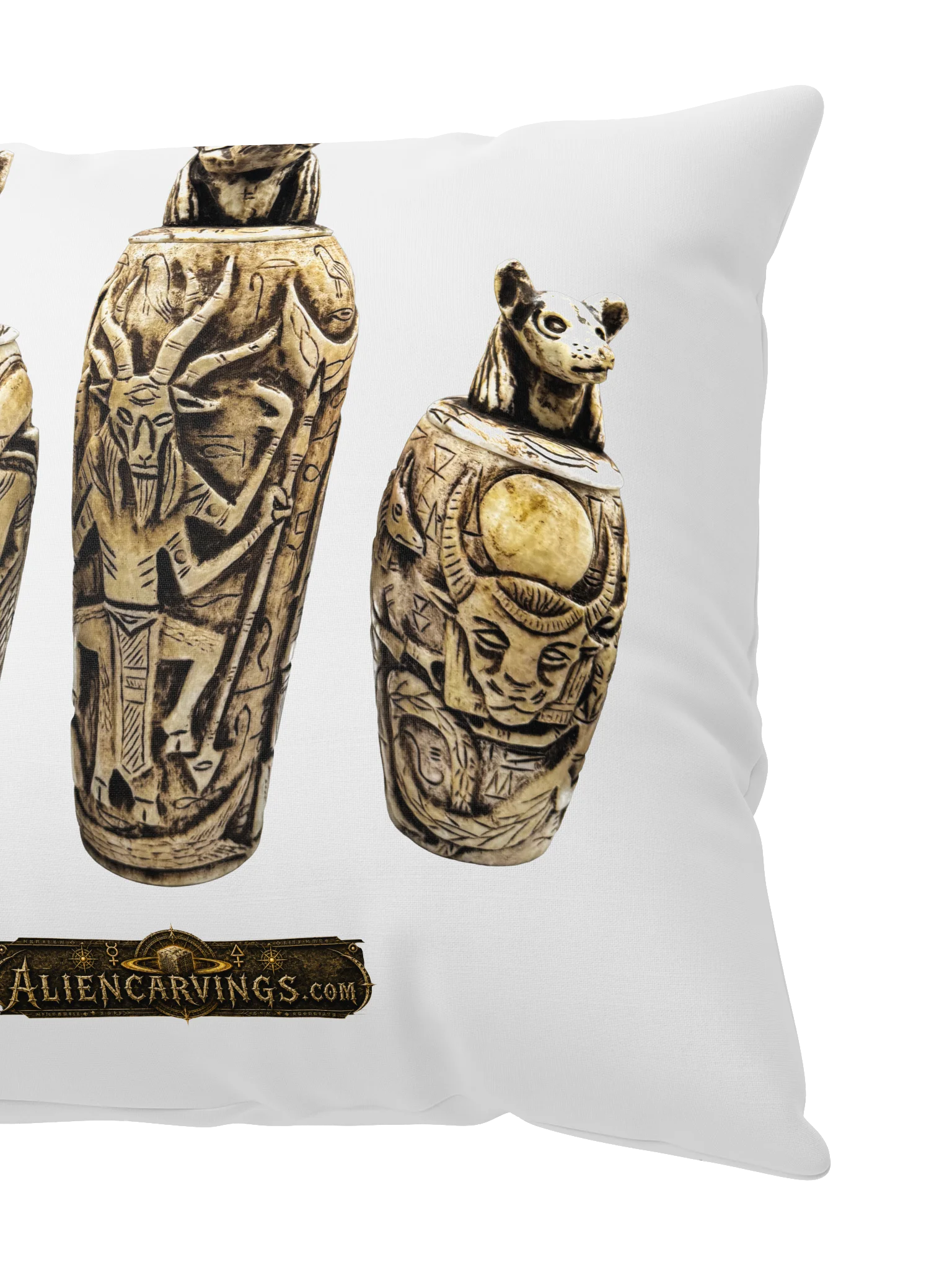 Tula Onyx Mask and Canopic Jar Set Pillow product image (3)