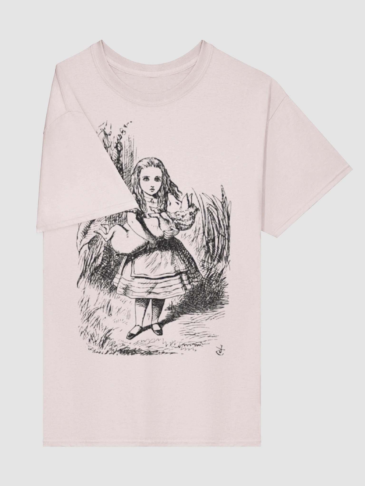 Pig and Pepper, Heavyweight Cotton T-Shirt, Alice's Adventures in Wonderland, Chapter 6 product image (4)