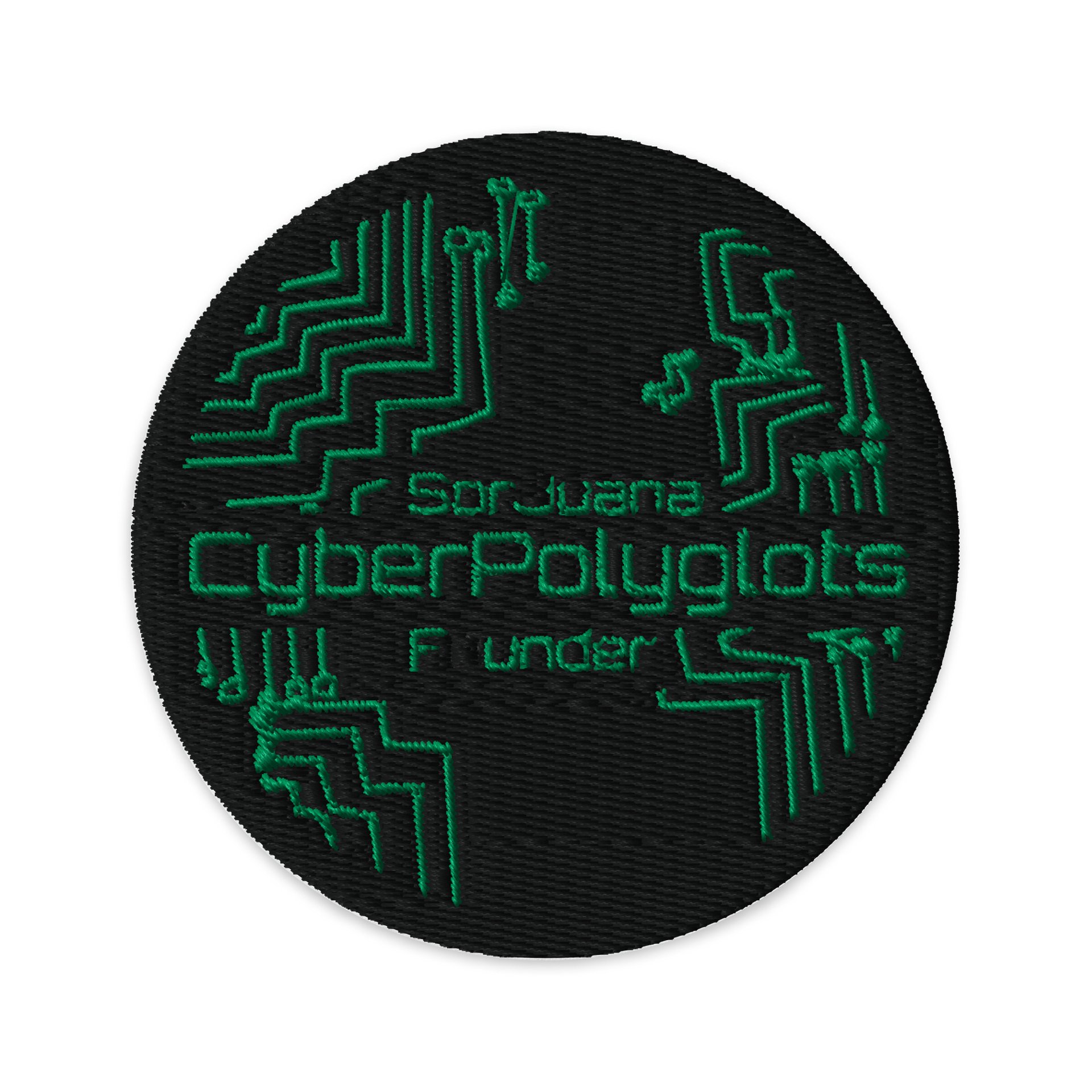 SorJuana CyberPolyglots Founder Patch product image (1)