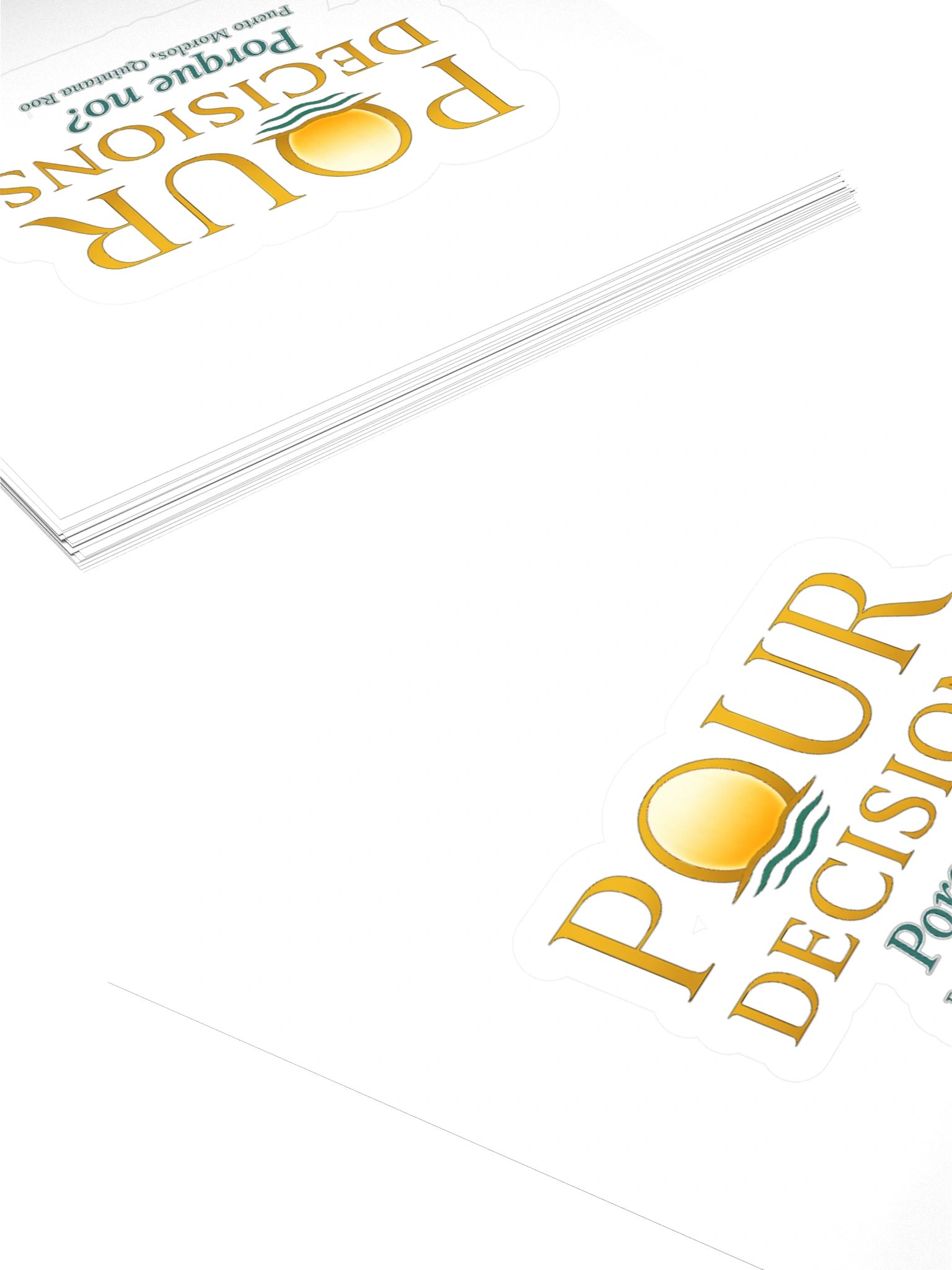 Puerto Morelos, Porque No? Sticker product image (4)