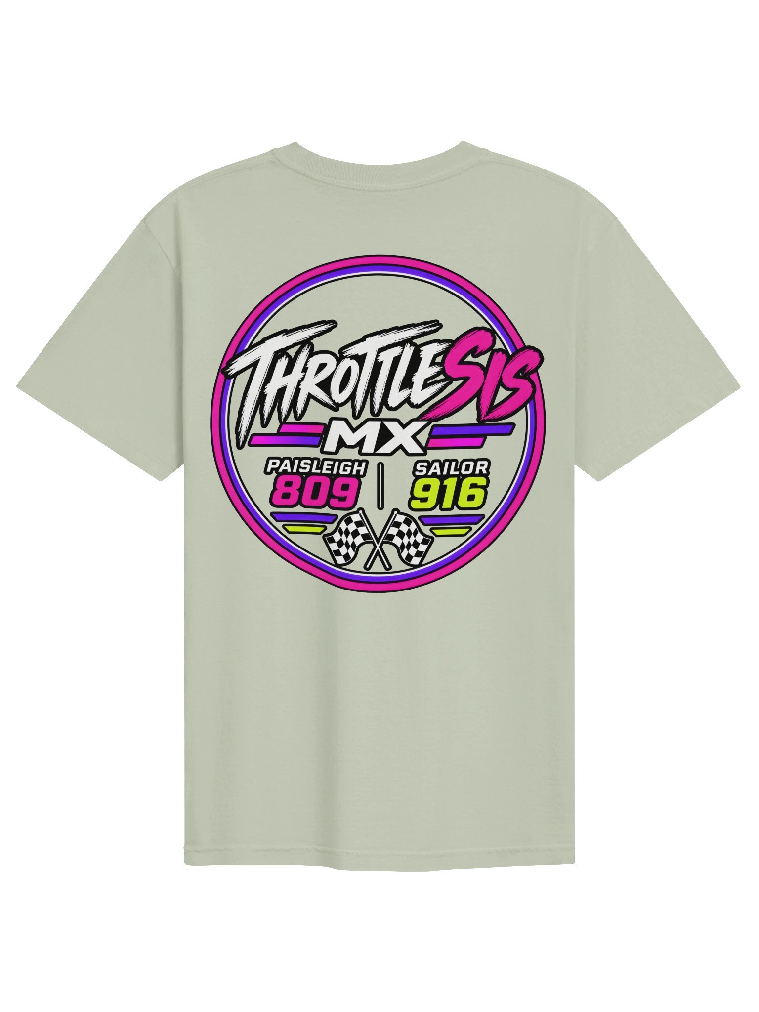 ThrottleSis Logo Adult Comfort Colors Tee product image (2)