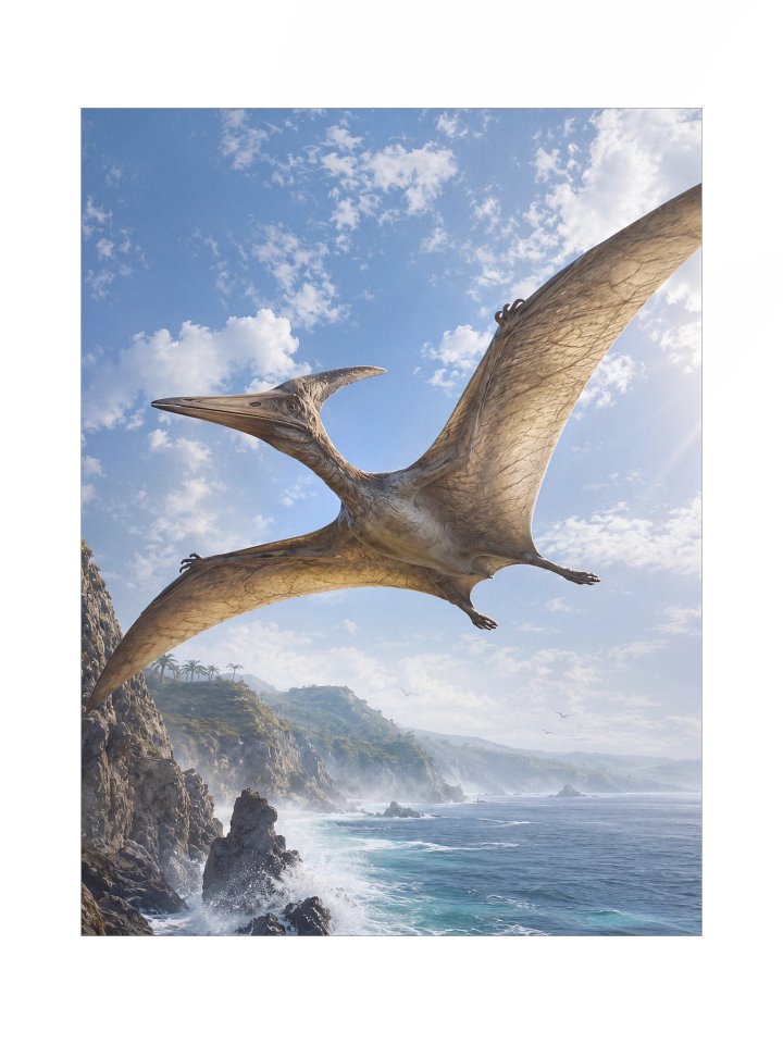 Pteranodon Prehistoric Coast Poster product image (1)
